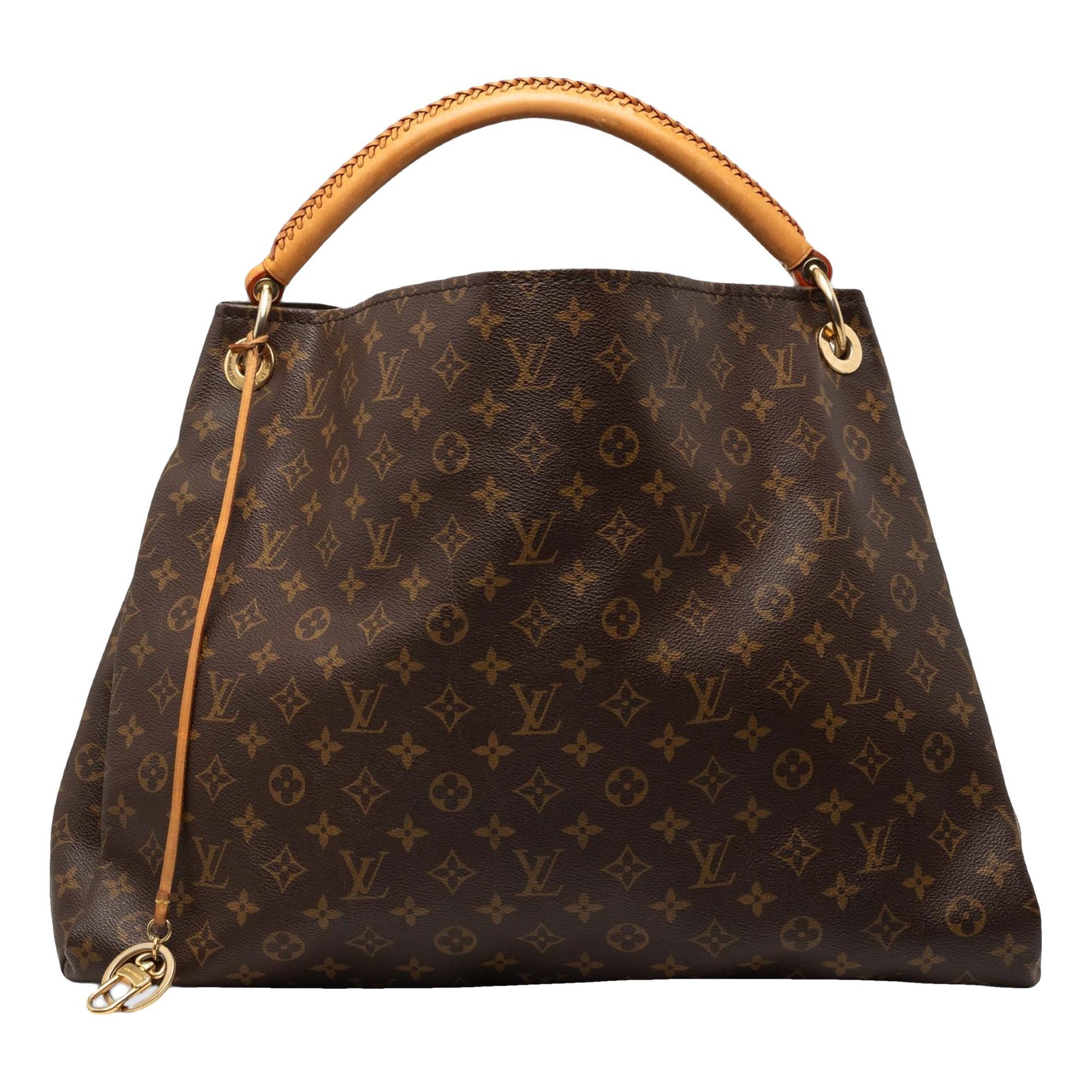 Artsy leather handbag