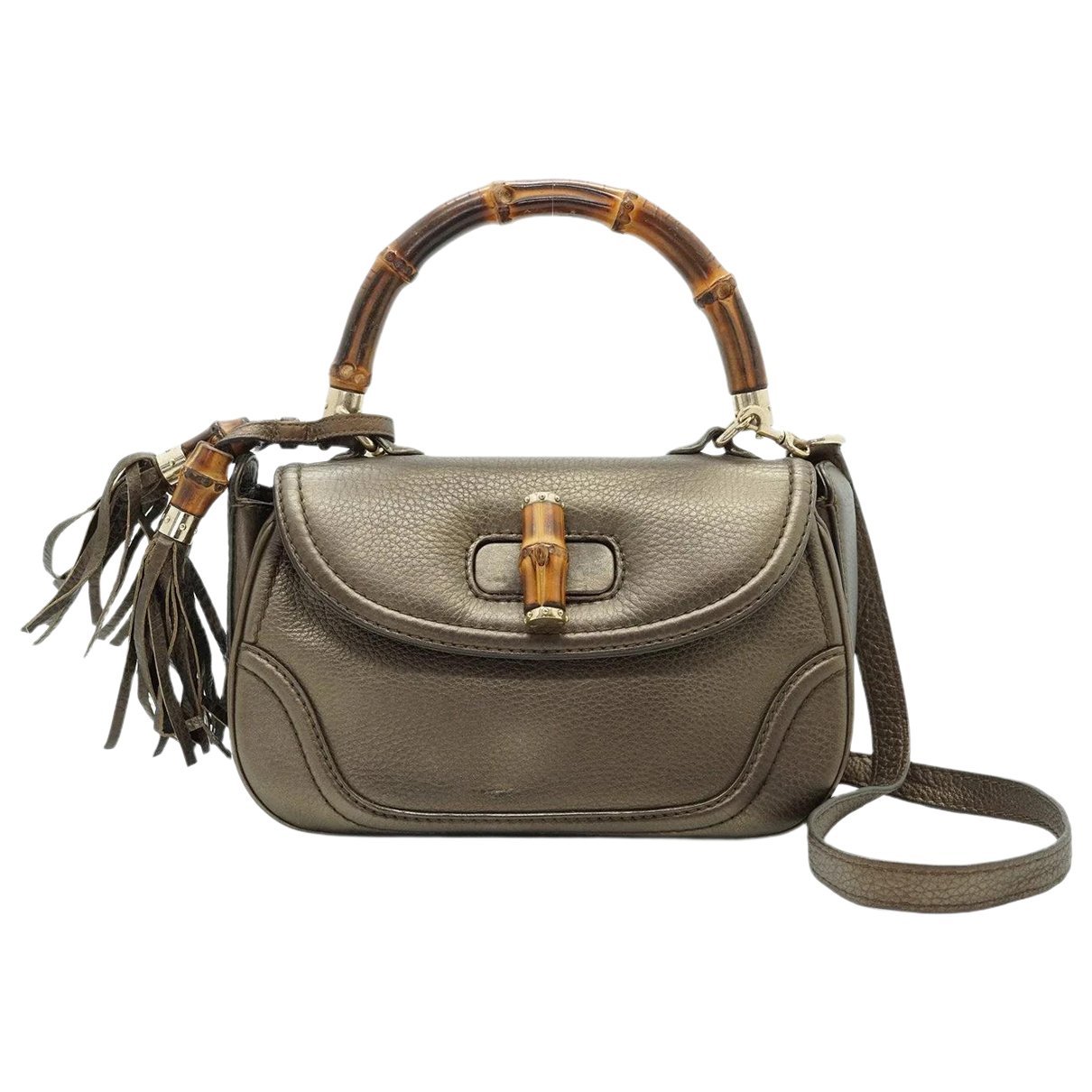 New Bamboo leather handbag