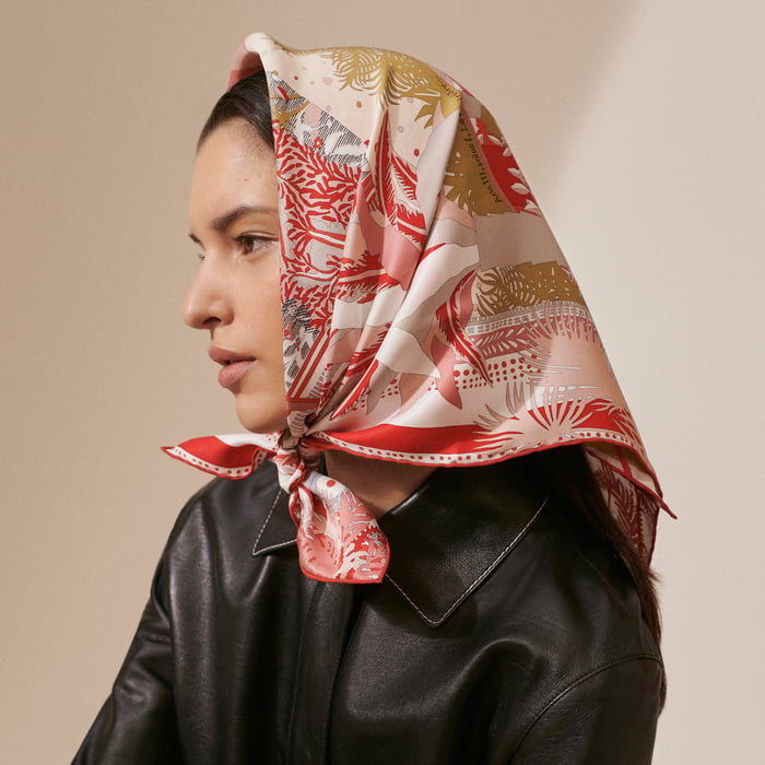 Acte III, Scene I, La Clairiere Decoupage Scarf 70