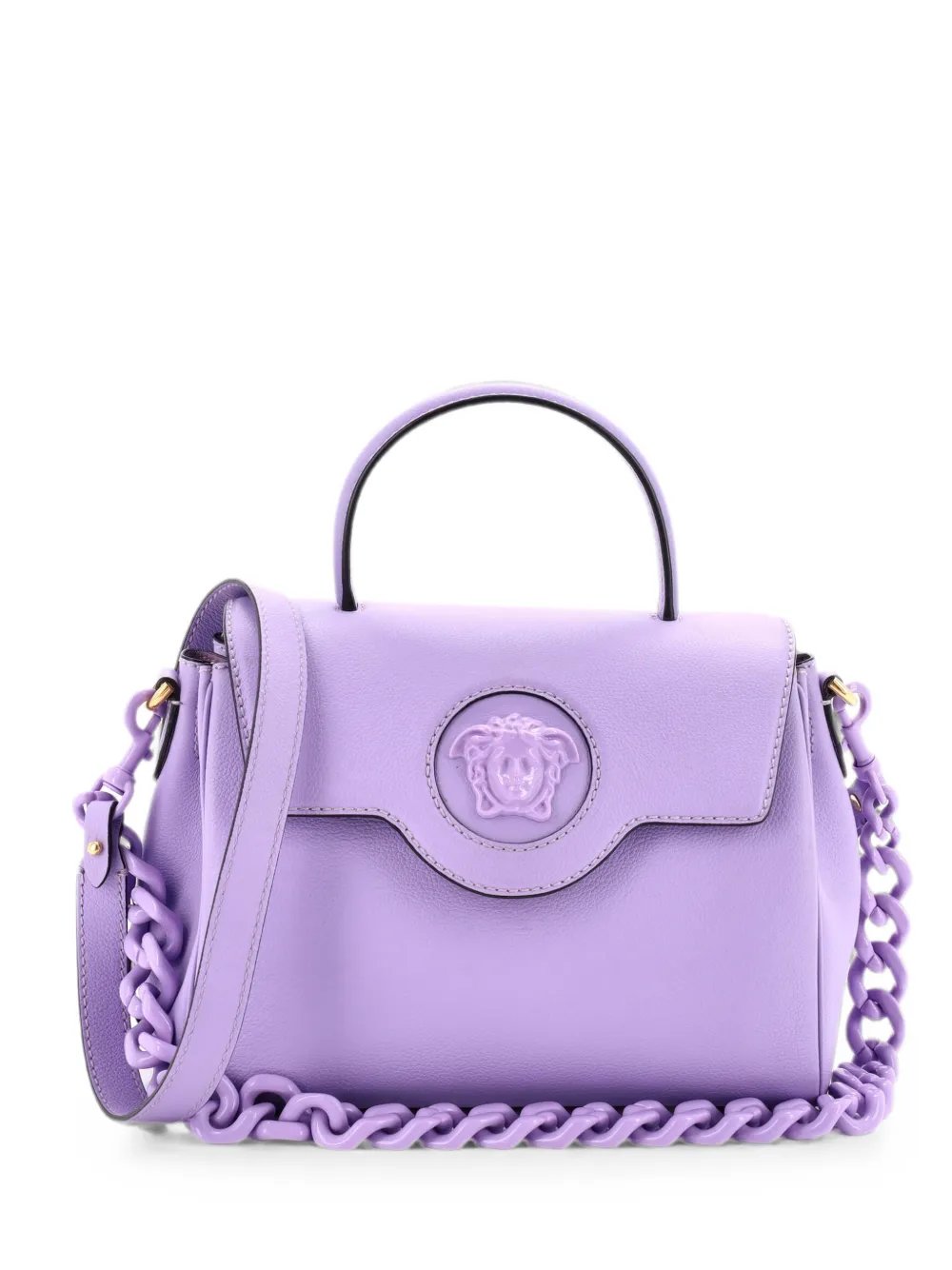 La Medusa Top Handle Bag Leather Medium satchel