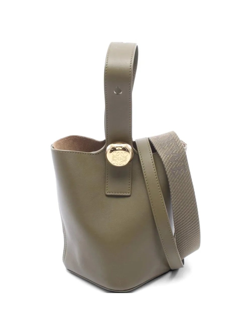 2010s Pebble leather bucket bag