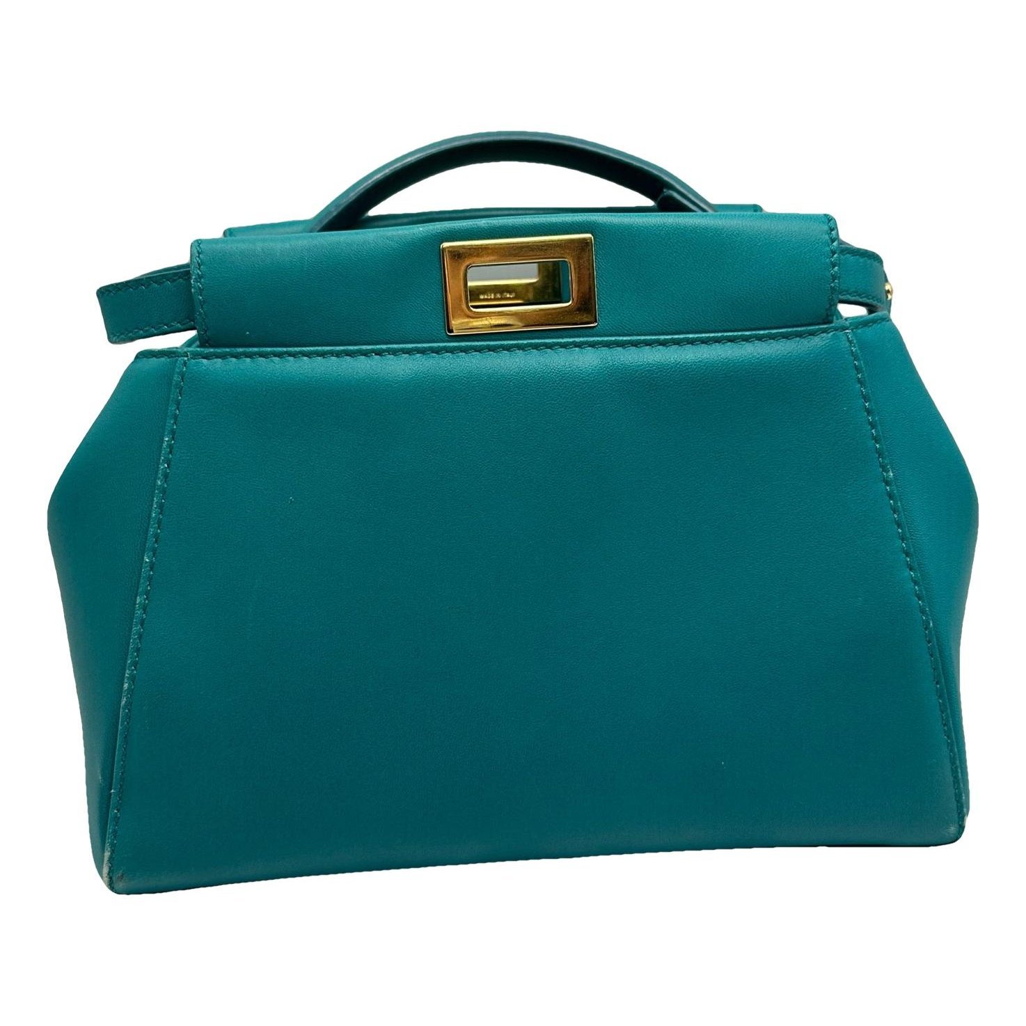 Peekaboo leather handbag