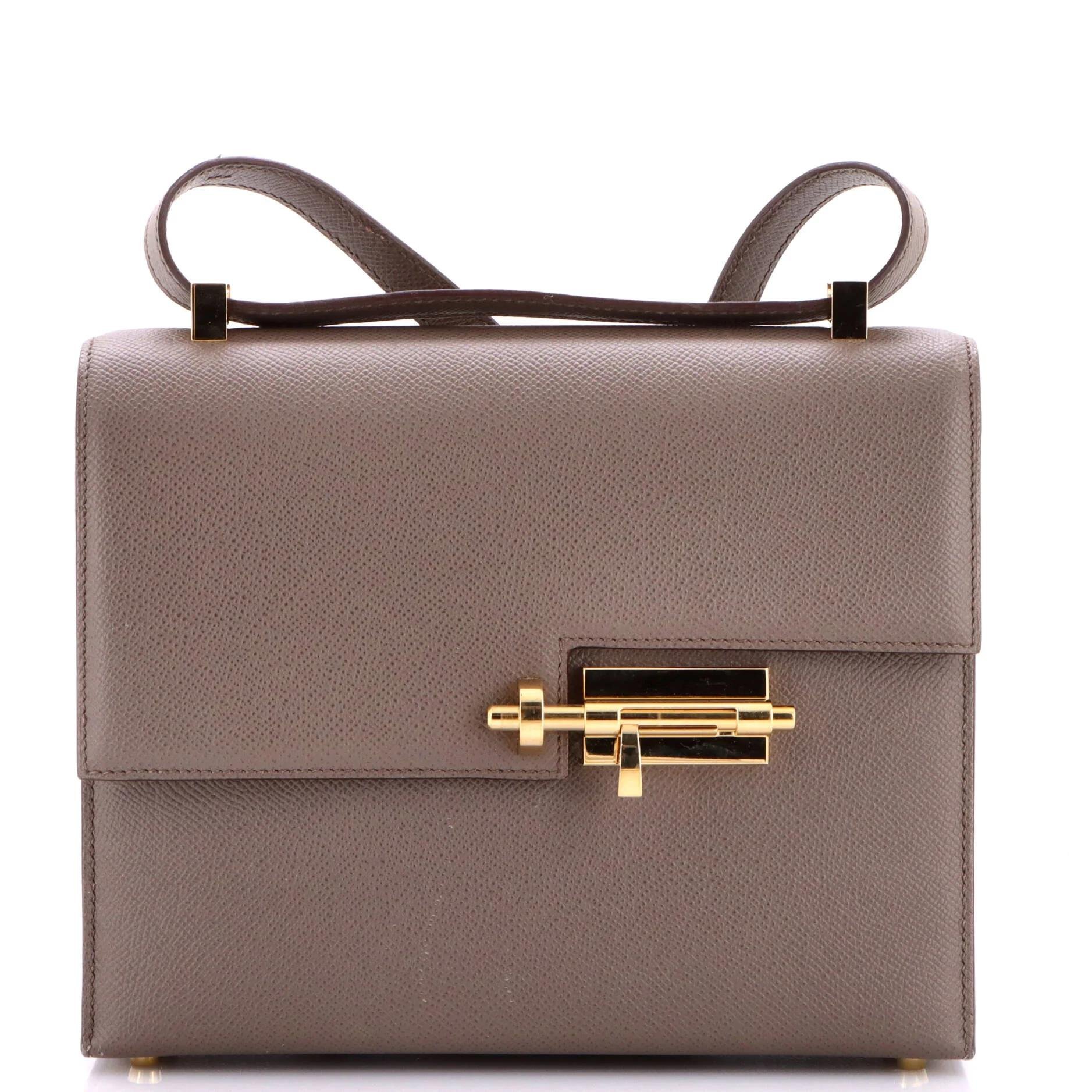 Verrou leather handbag