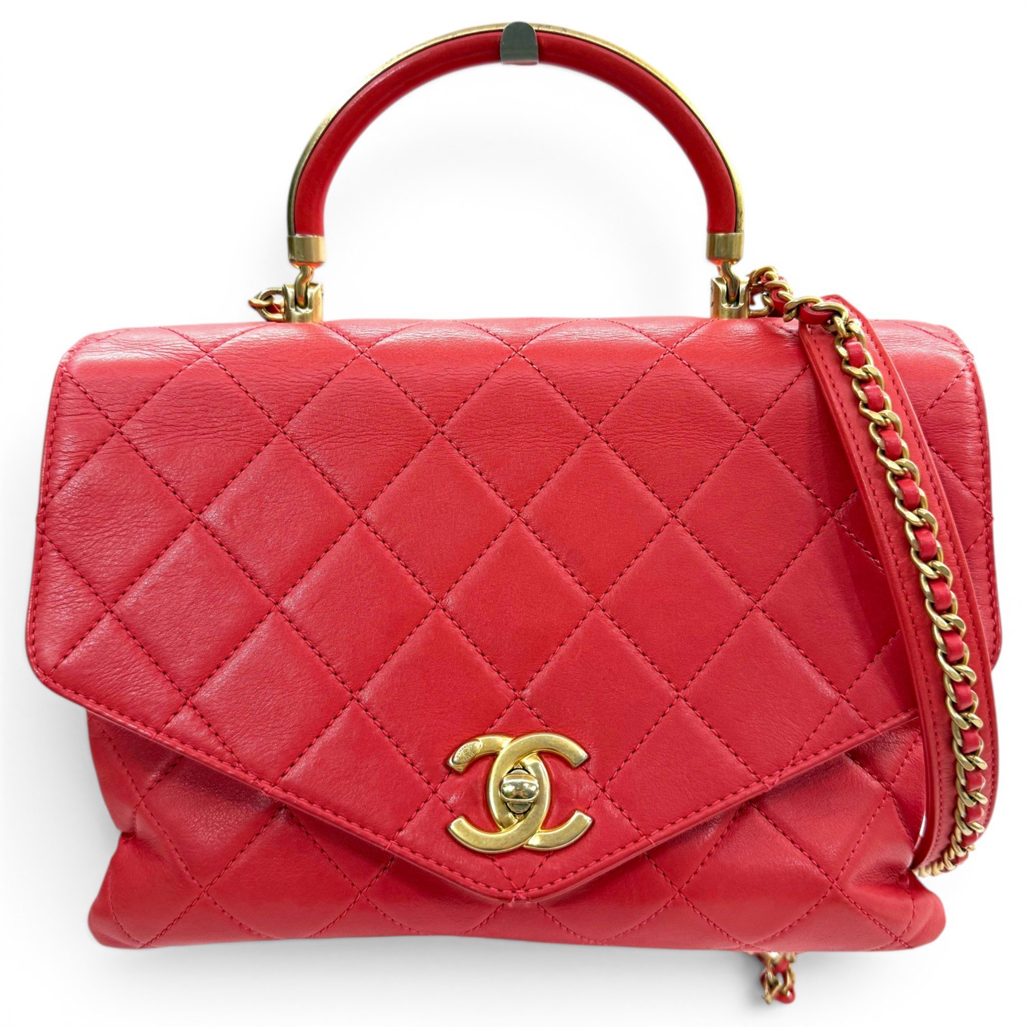 Coco Handle leather handbag