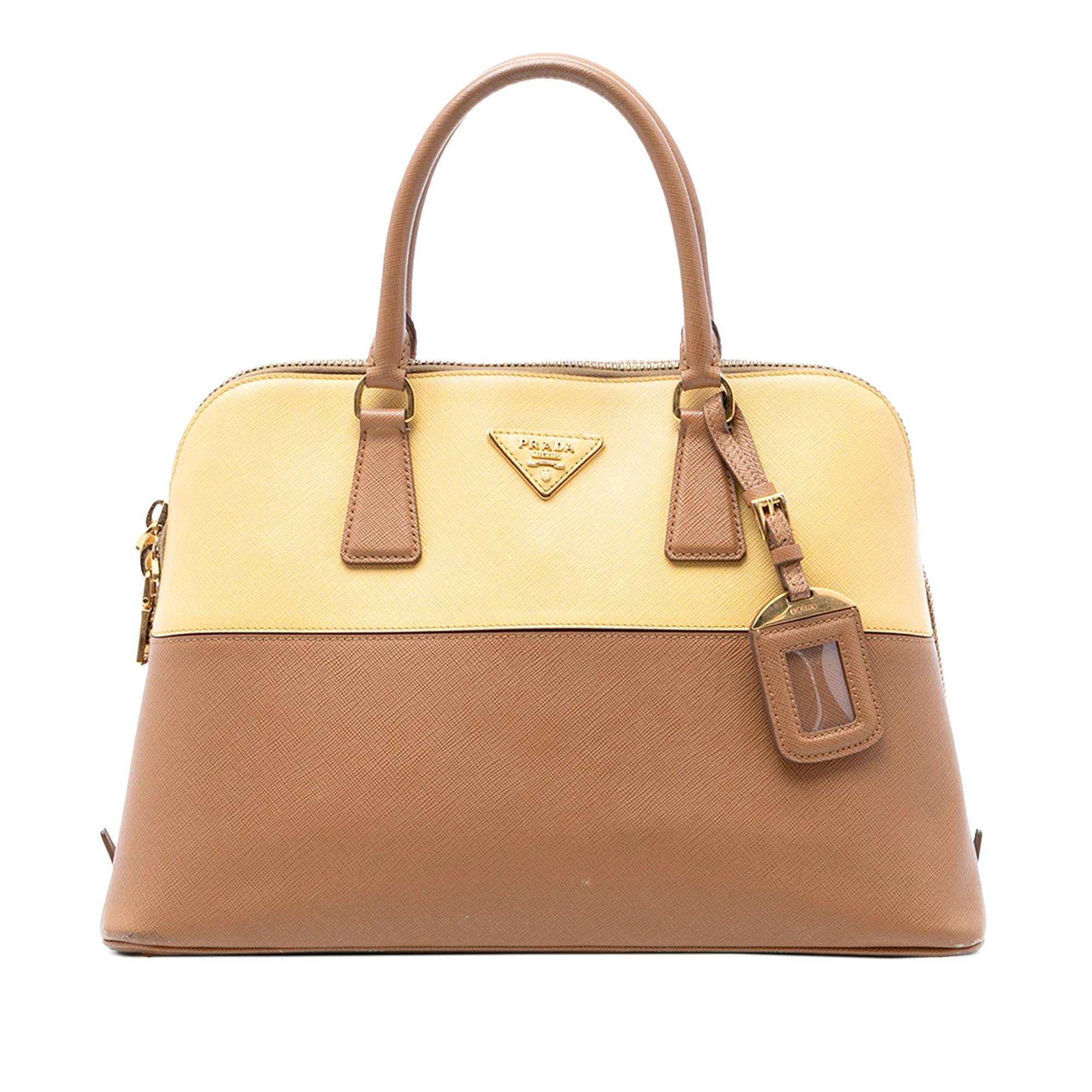 Promenade leather handbag