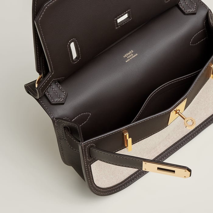 Jypsiere Mini Toile & Cuir Bag
