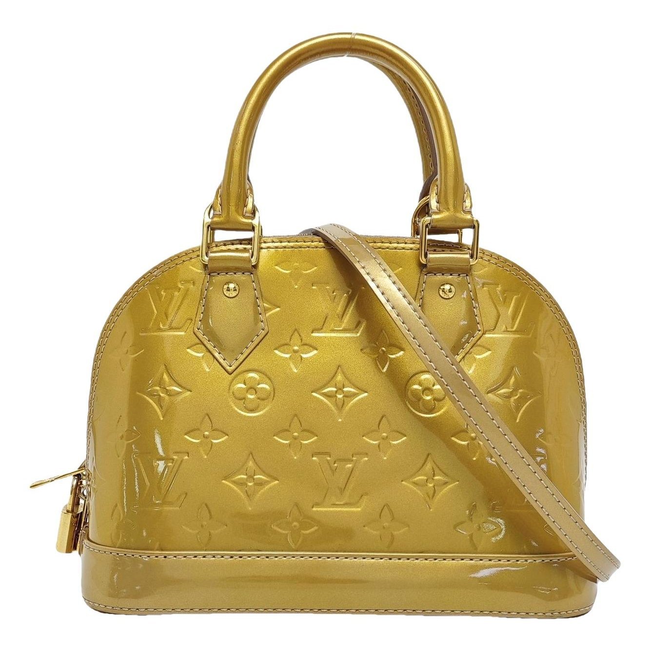 Alma patent leather handbag