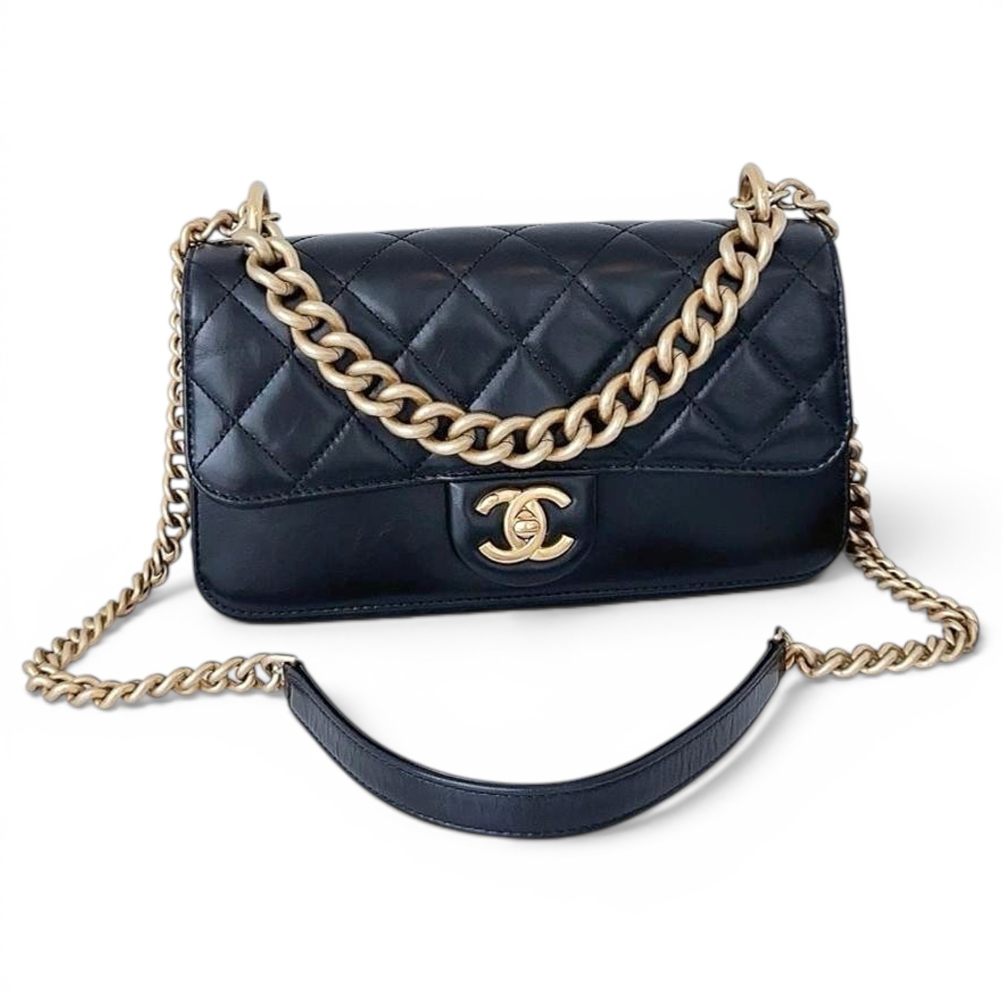 Leather handbag
