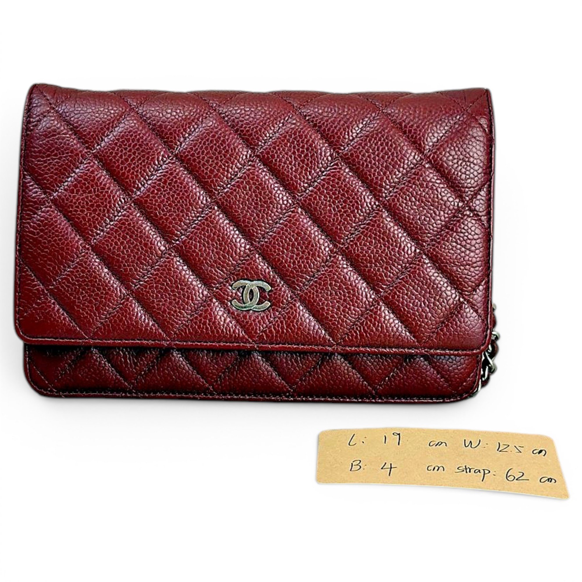 Wallet On Chain Timeless/Classique leather crossbody bag