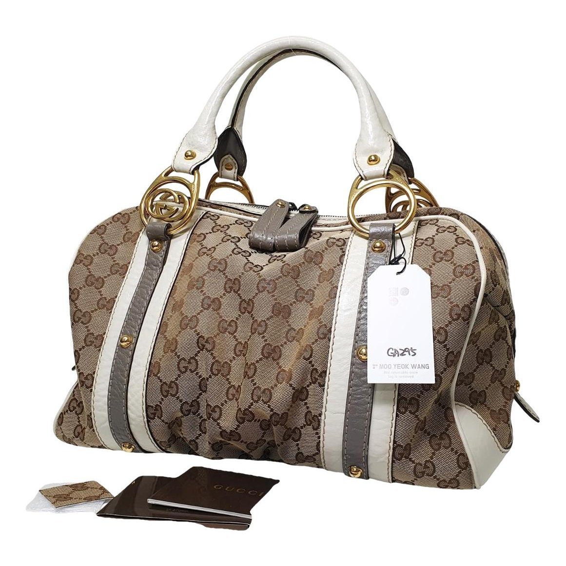 Leather handbag