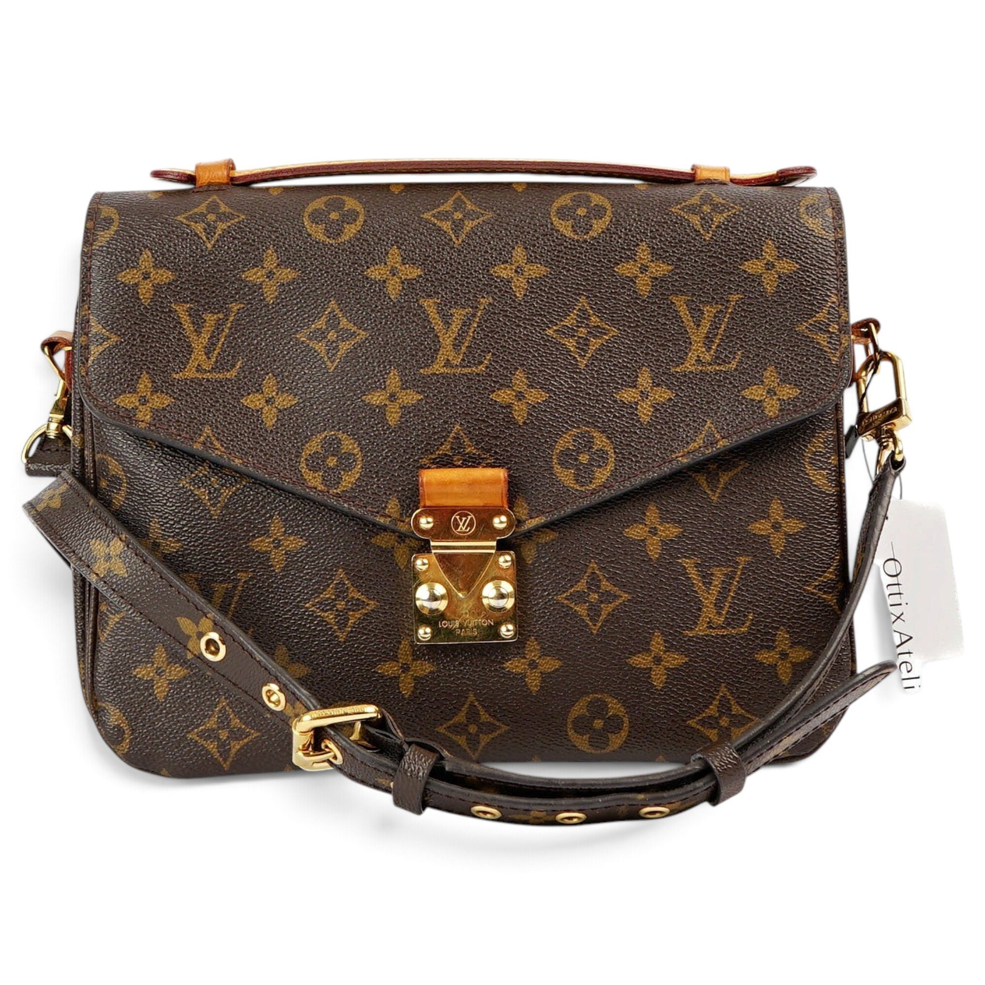 Metis leather handbag