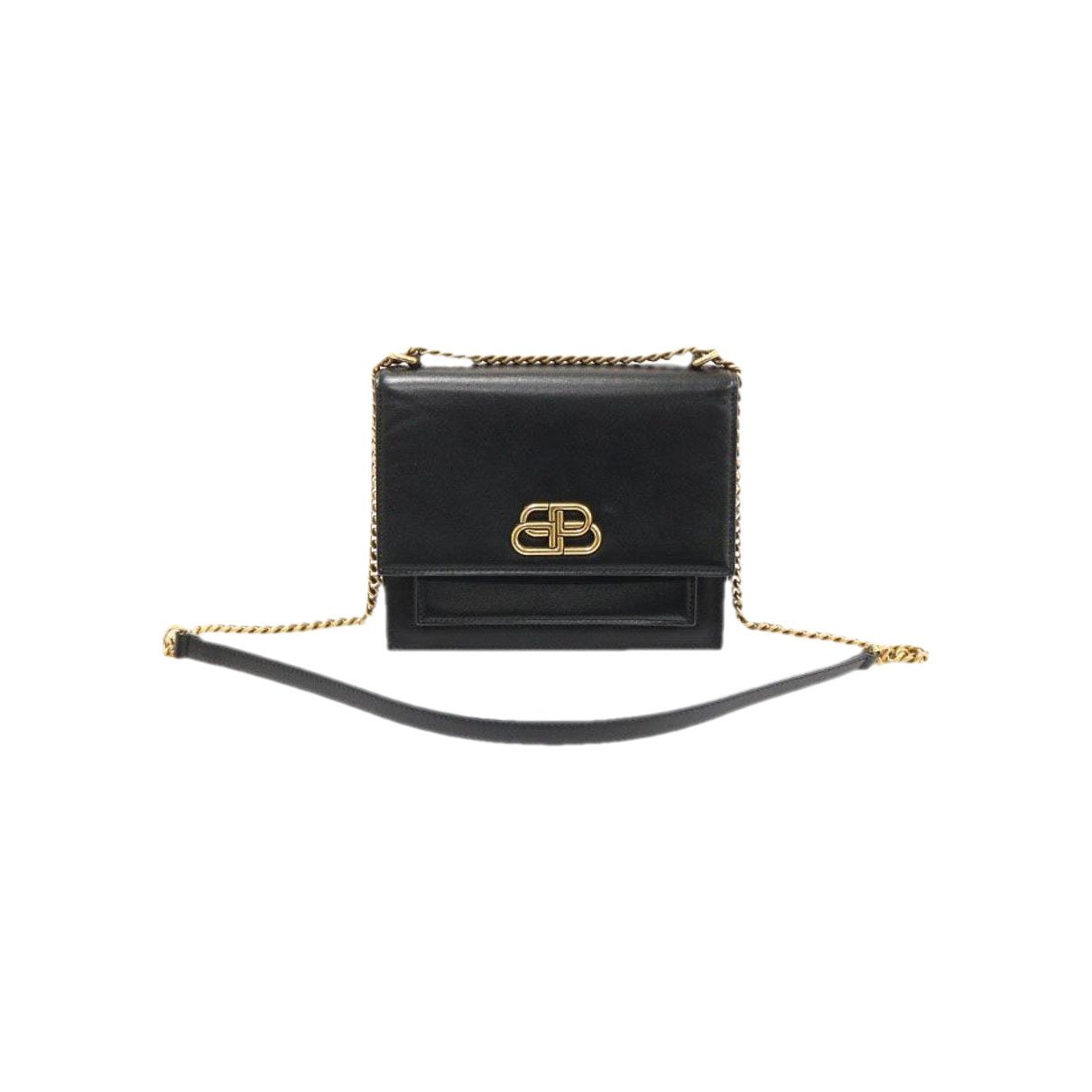 Leather clutch bag