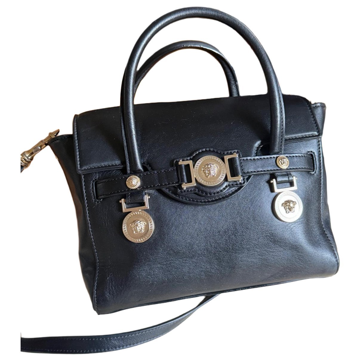 La Medusa leather handbag