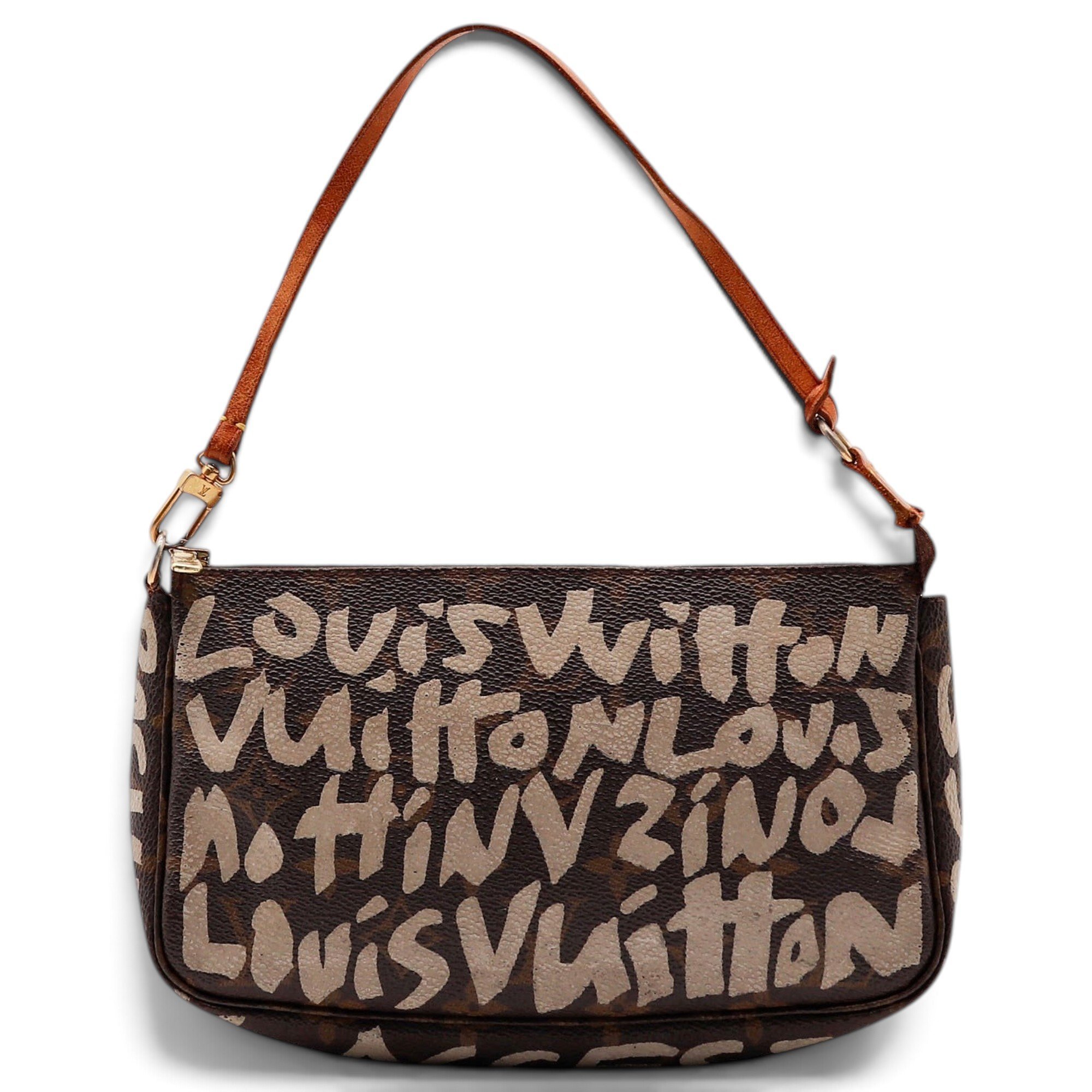 Louis Vuitton Pochette Accessoire cloth handbag
