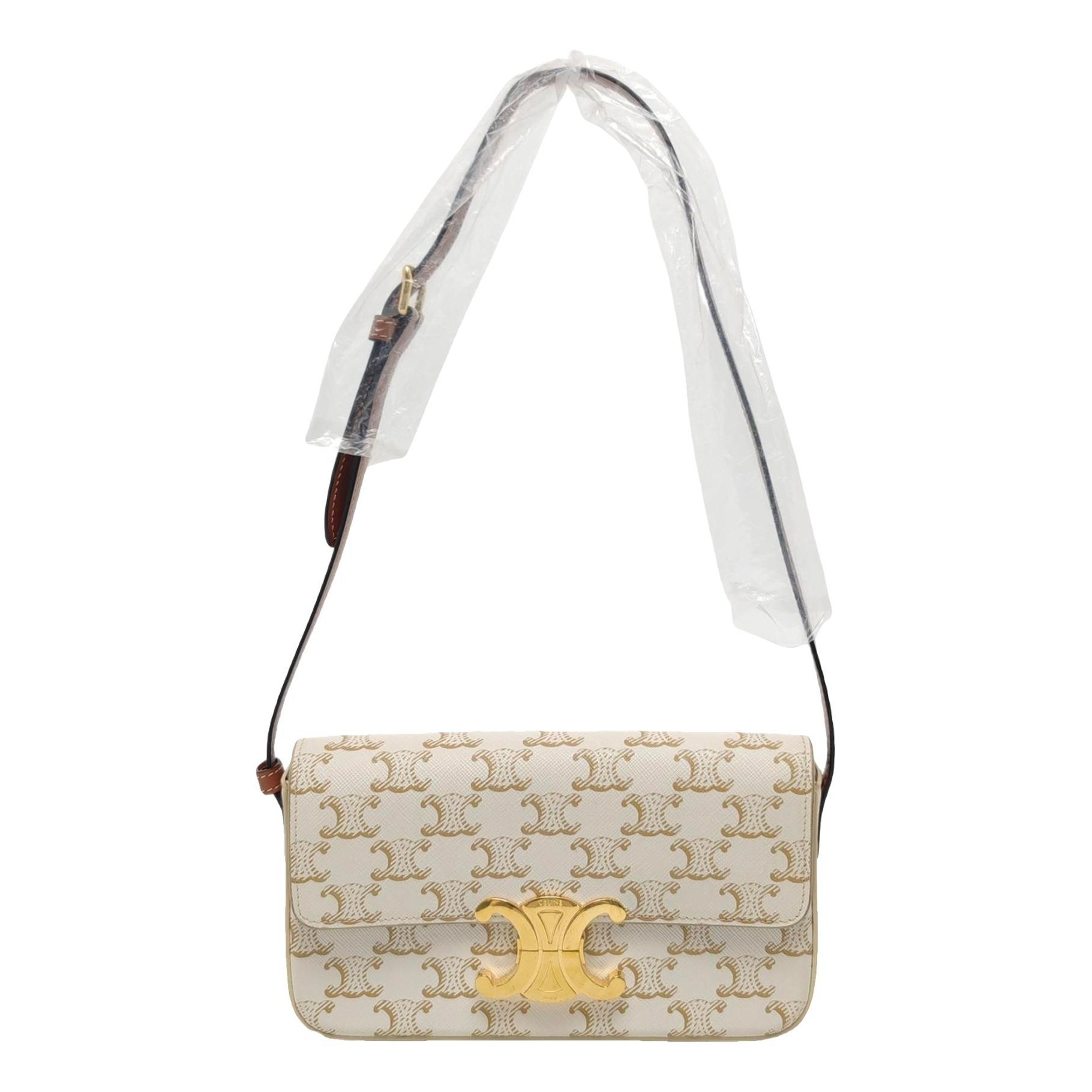 Triomphe leather handbag