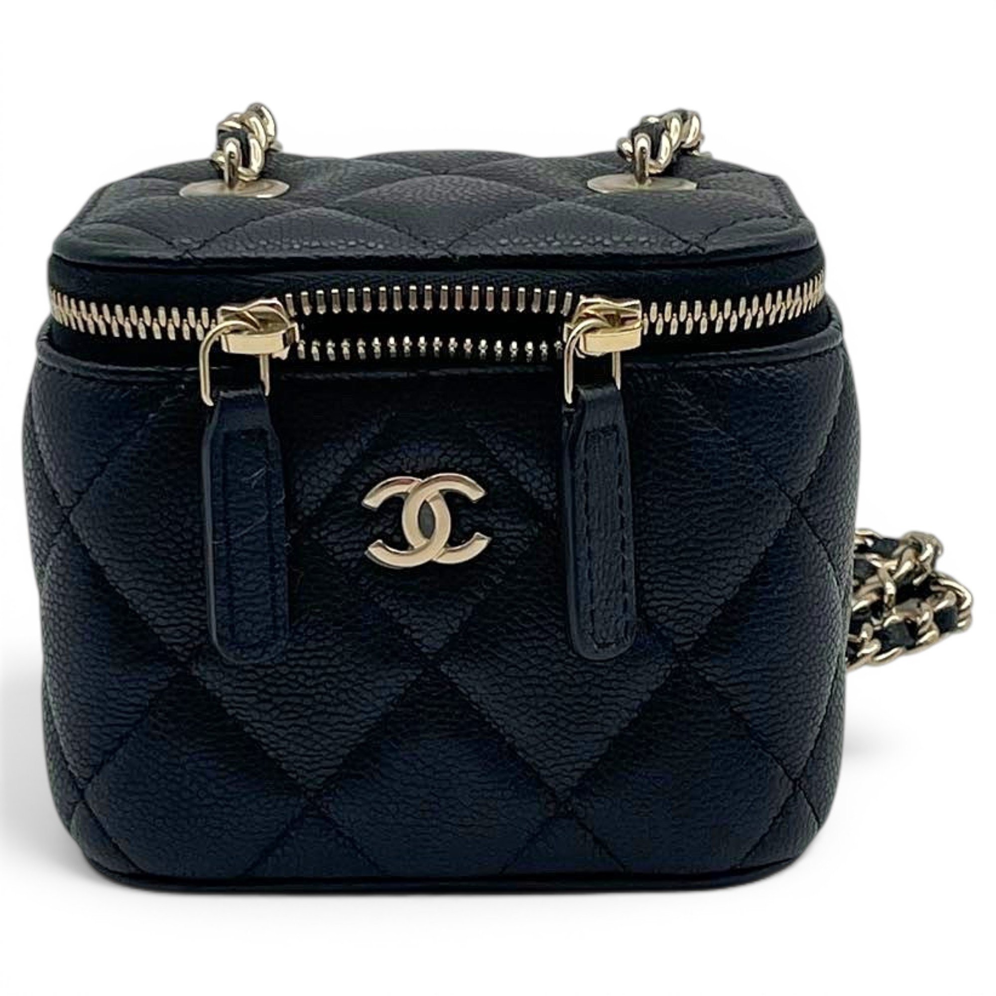 Trendy CC Vanity leather handbag