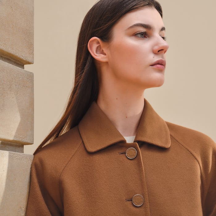 Marron Caramel Cashmere Jacket