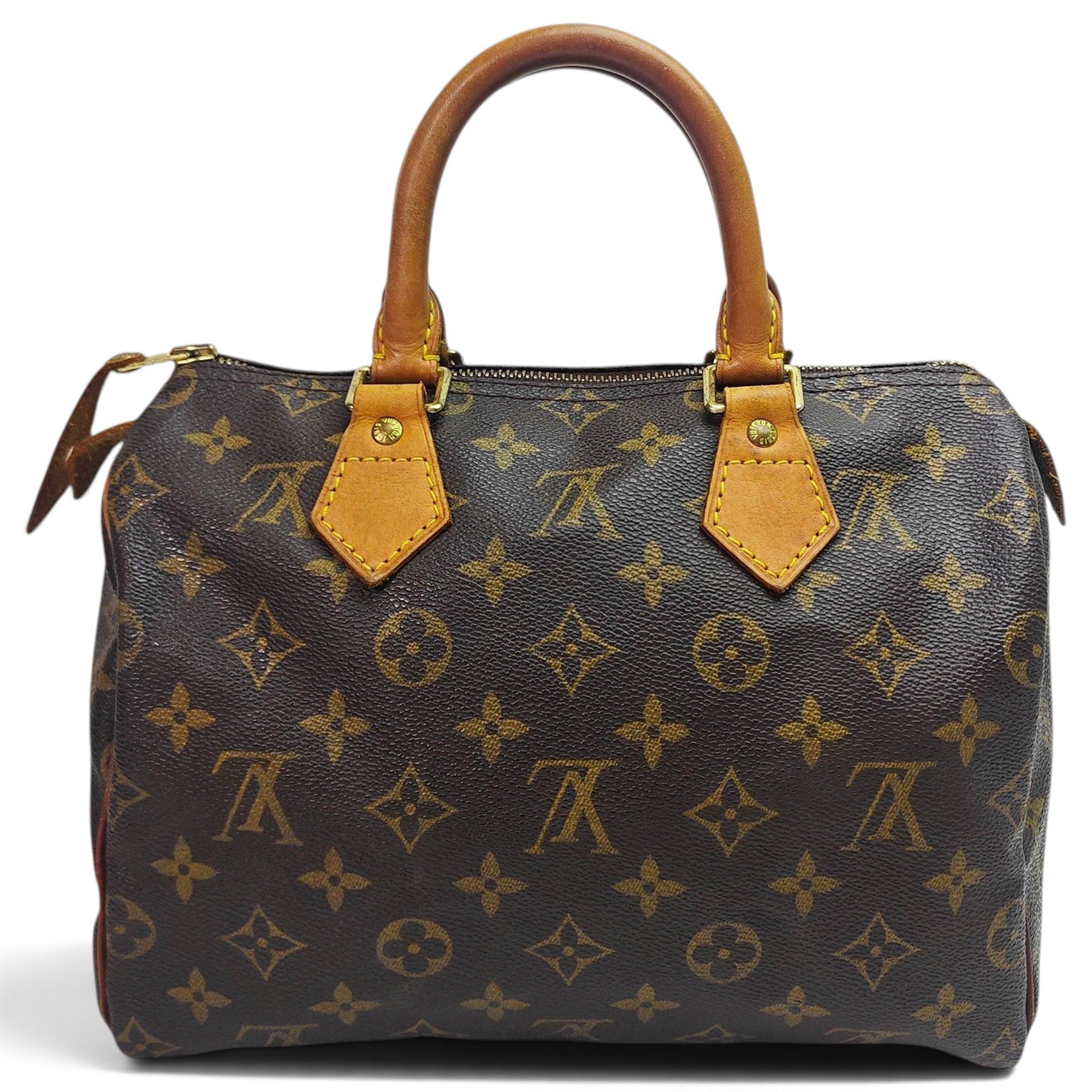 Speedy leather handbag