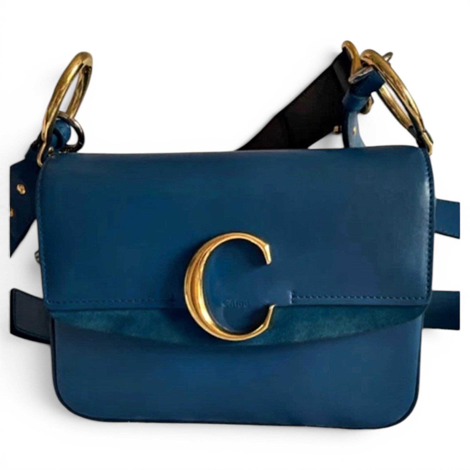 C leather handbag