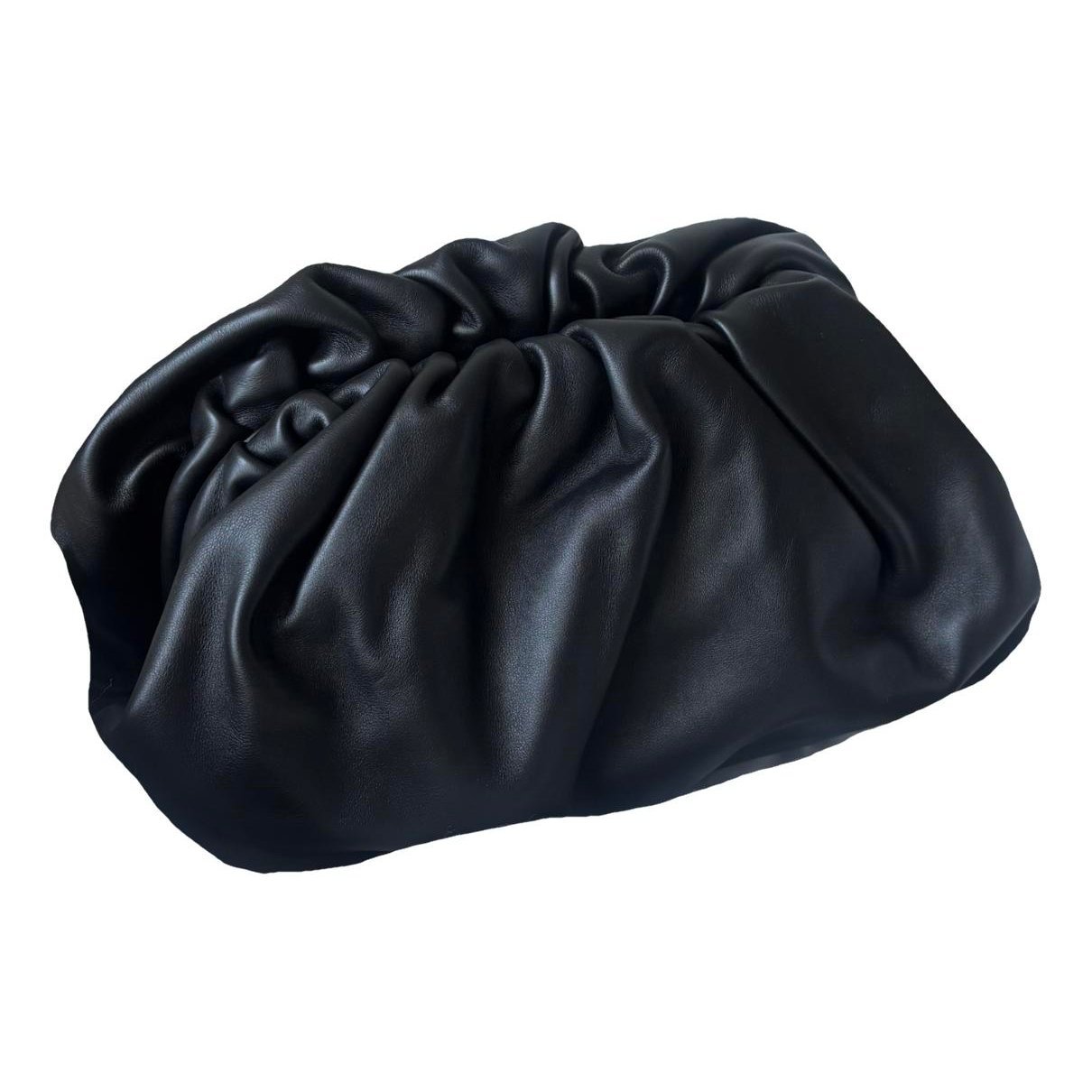 Pouch leather clutch bag