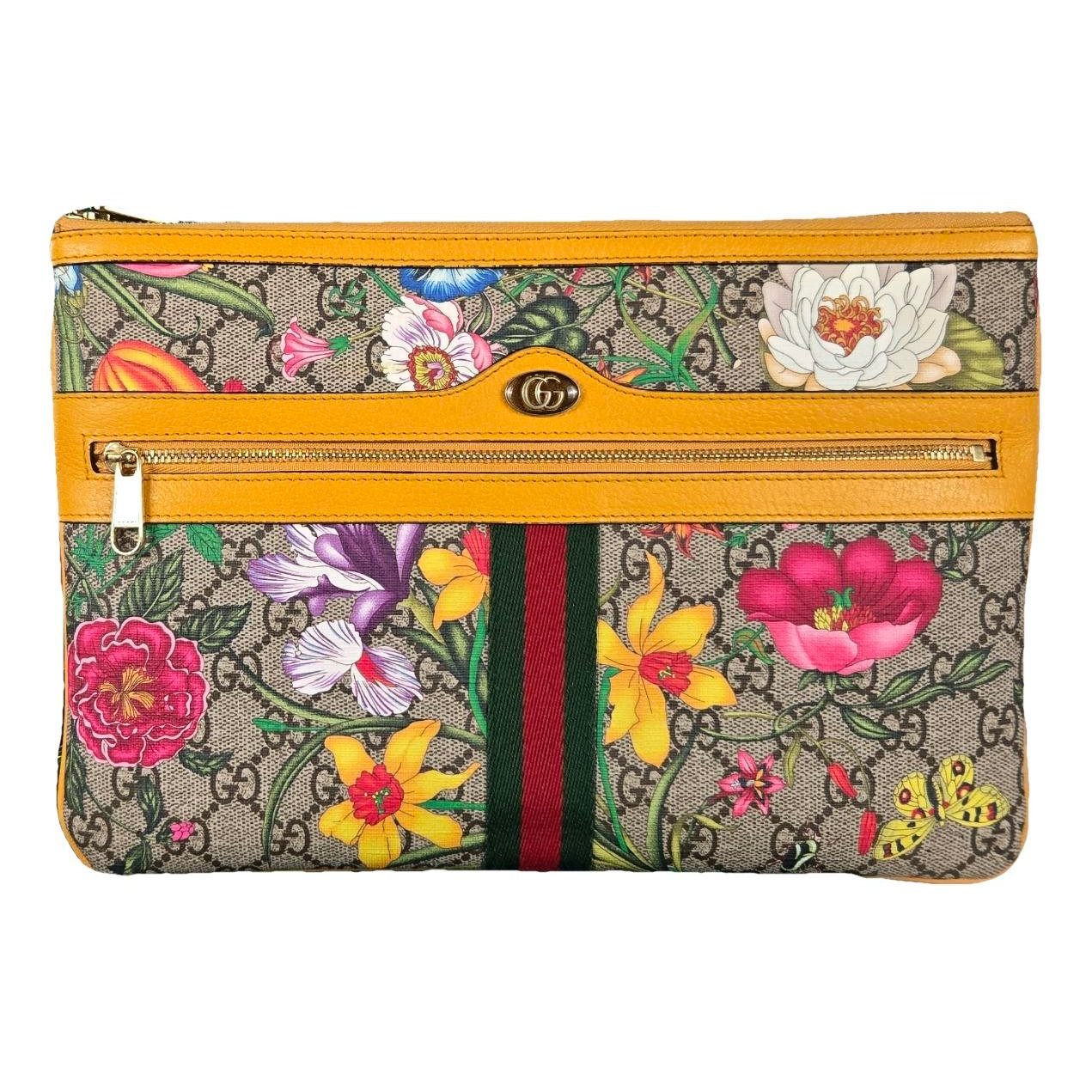 Gucci Guccy clutch leather clutch bag