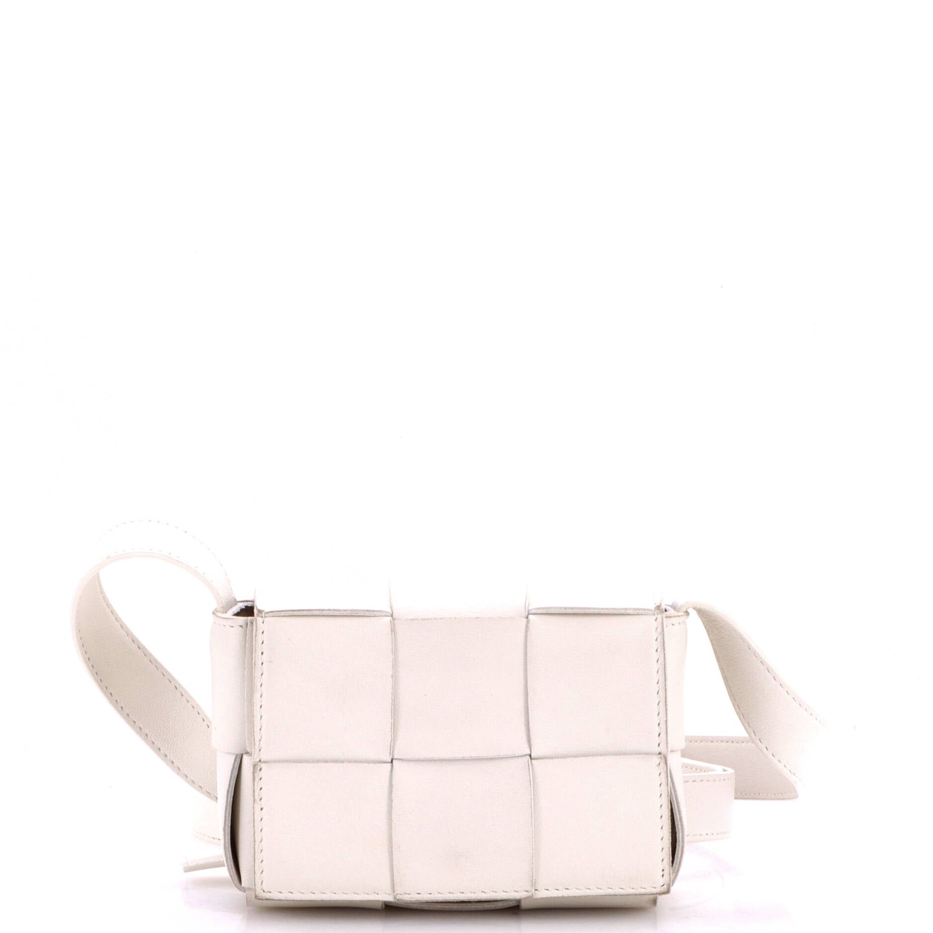 Bottega Veneta Cassette Crossbody Bag Maxi Intrecciato Leather Candy