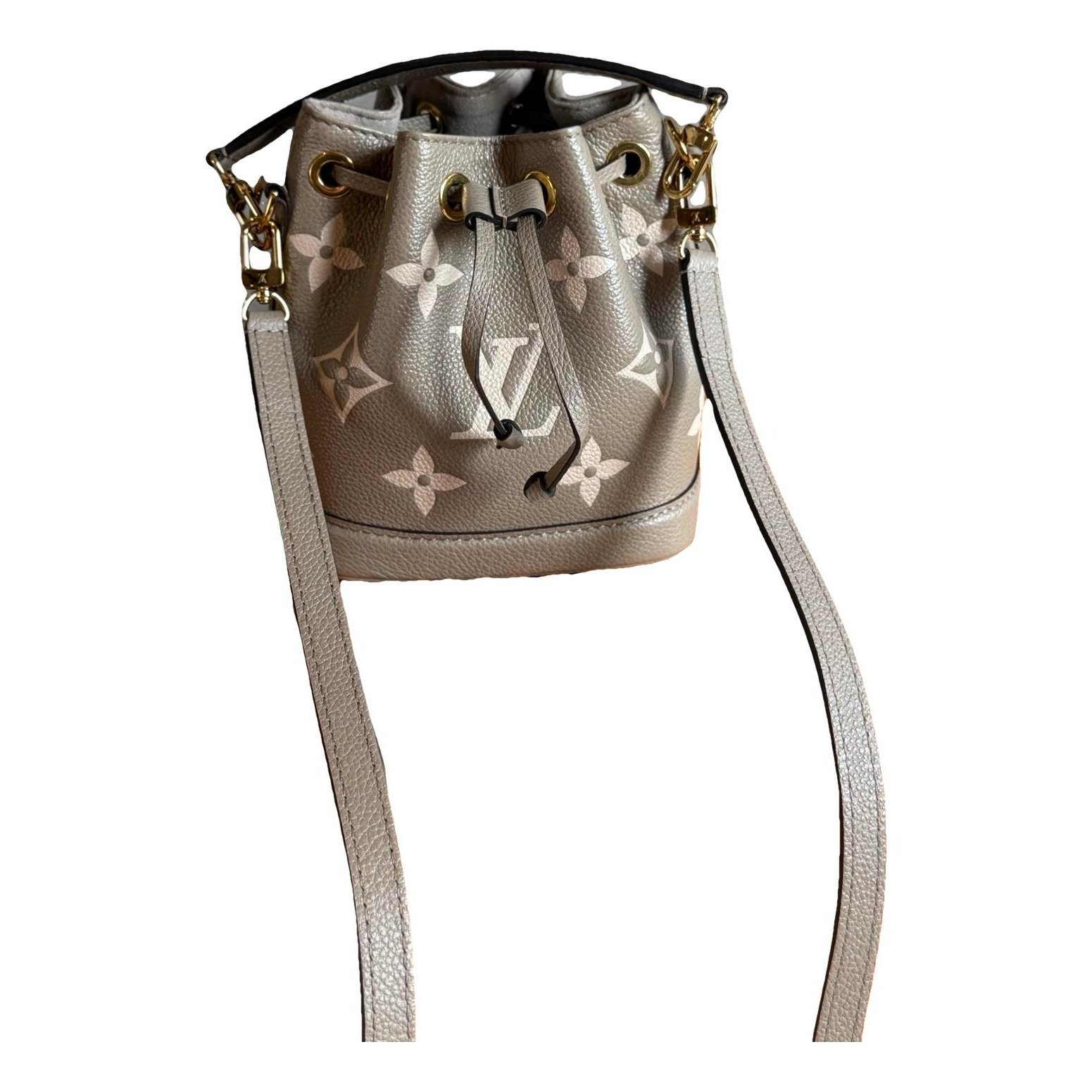 Nano Noé leather handbag