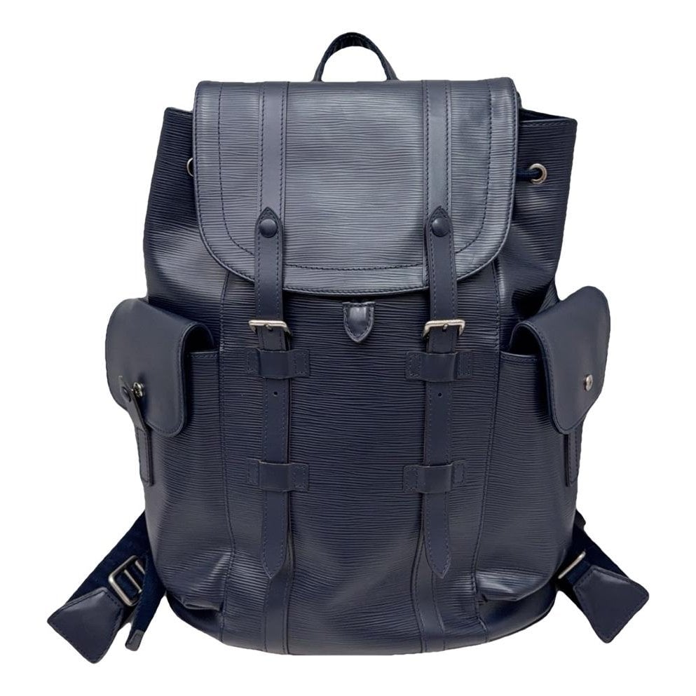 Leather backpack
