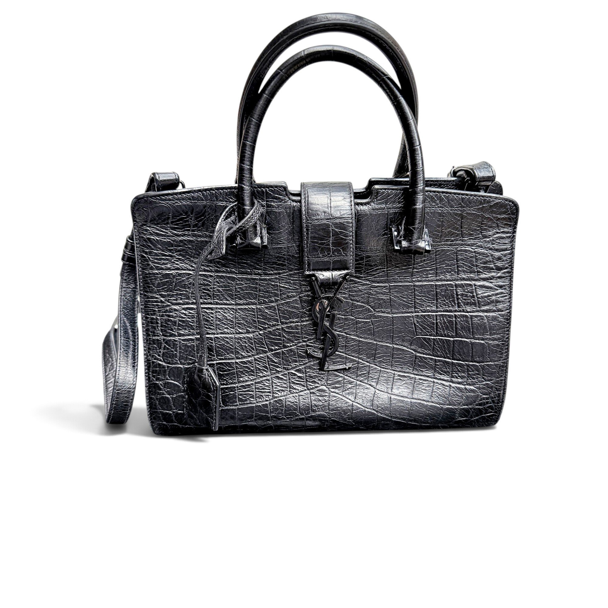 Cabas Rive Gauche leather handbag
