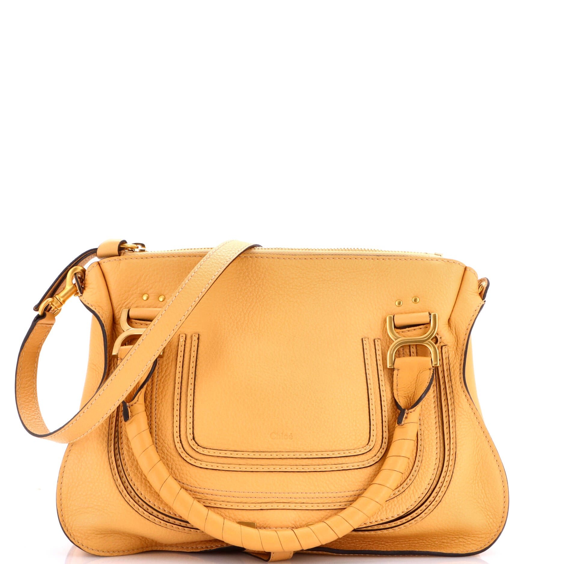 Marcie Satchel Leather Medium