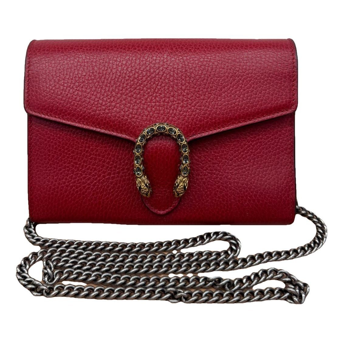 Dionysus Chain Wallet leather handbag