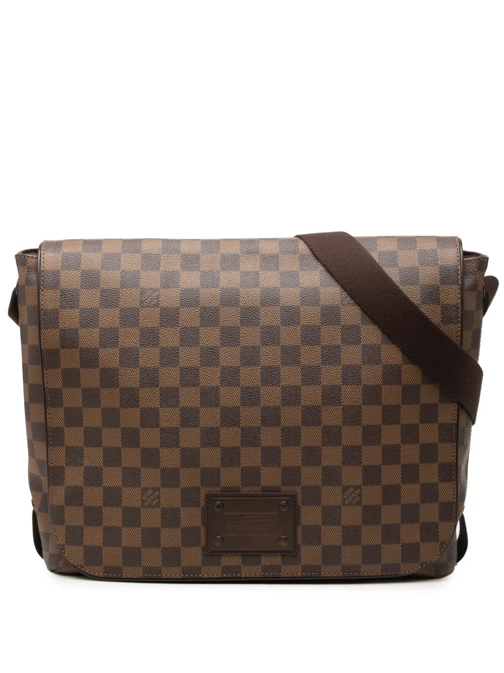 2009 Damier Ebene Brooklyn MM crossbody bag