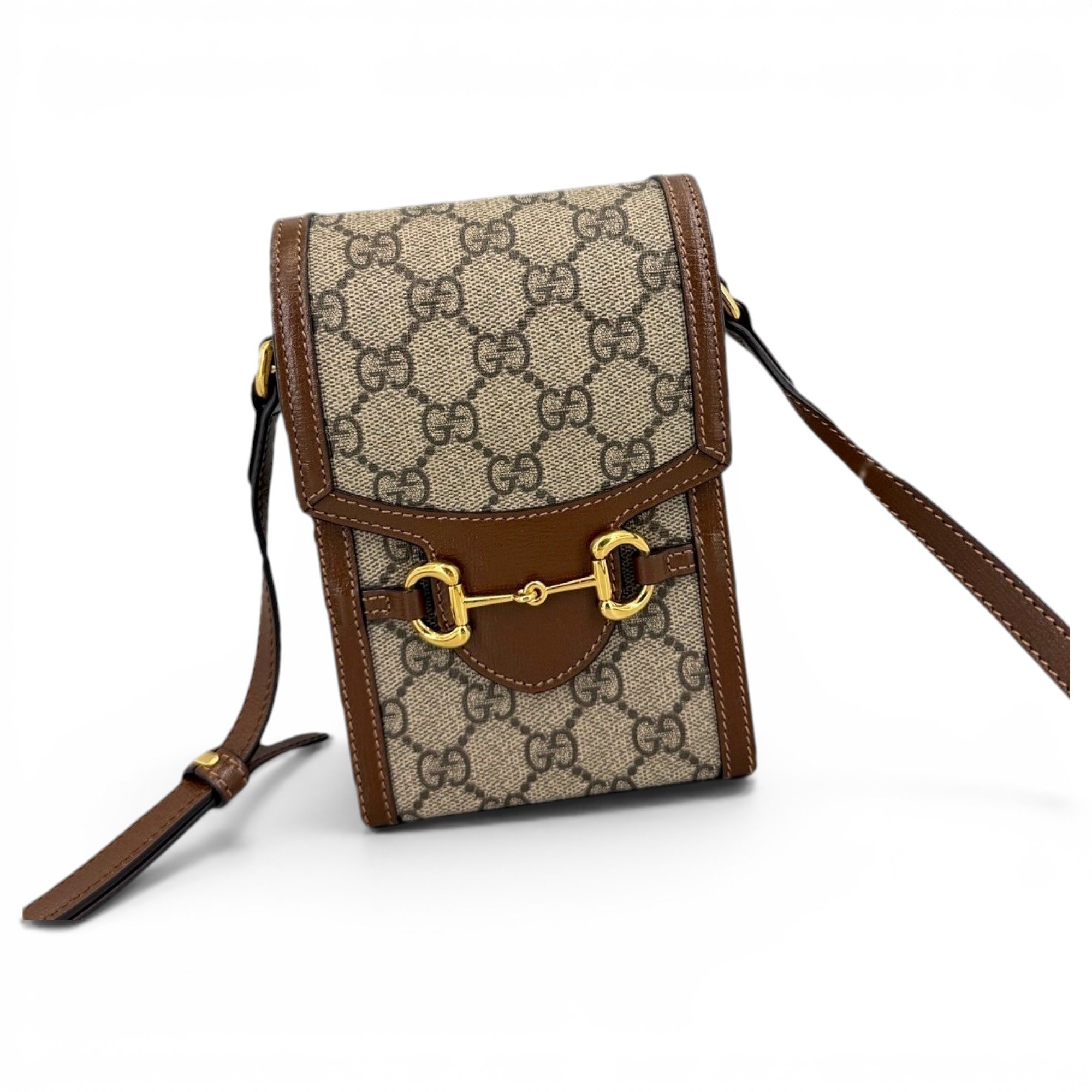 Horsebit 1955 Vertical cloth handbag