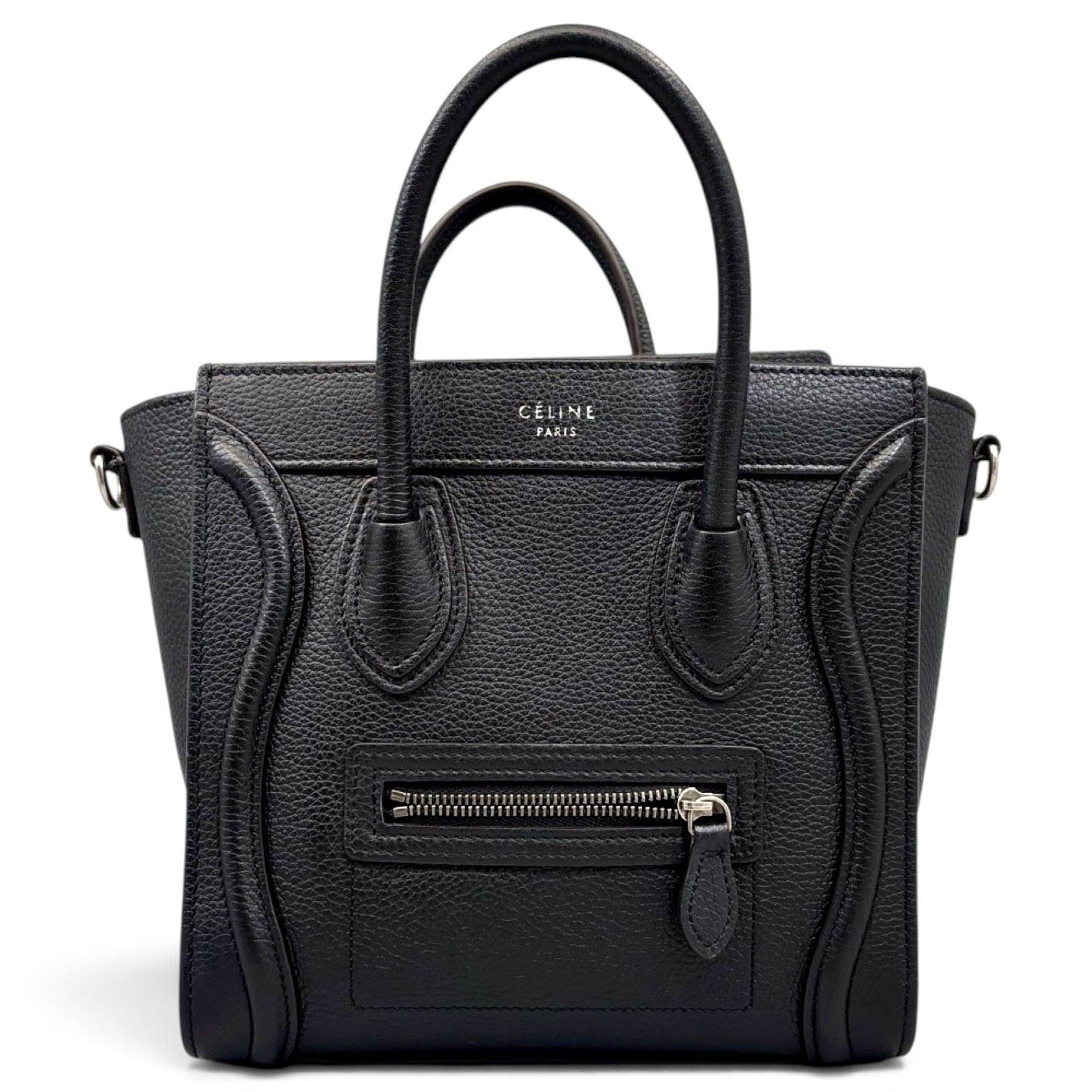 Nano Luggage leather handbag