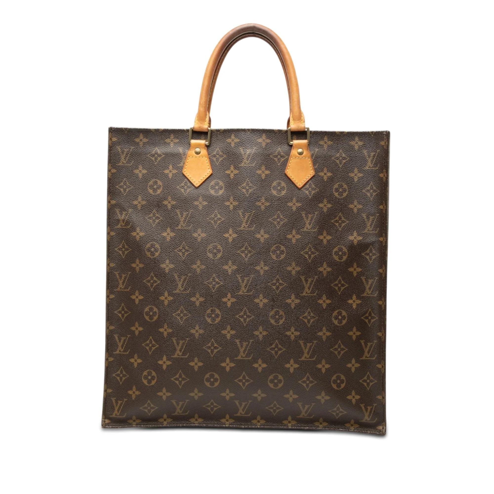 Plat leather tote