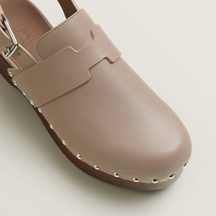 Beige Mastic Hermione Mule