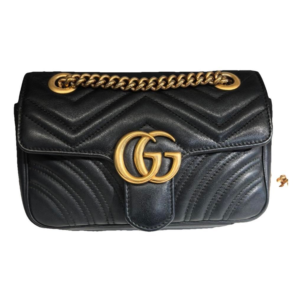 GG Marmont Flap leather crossbody bag