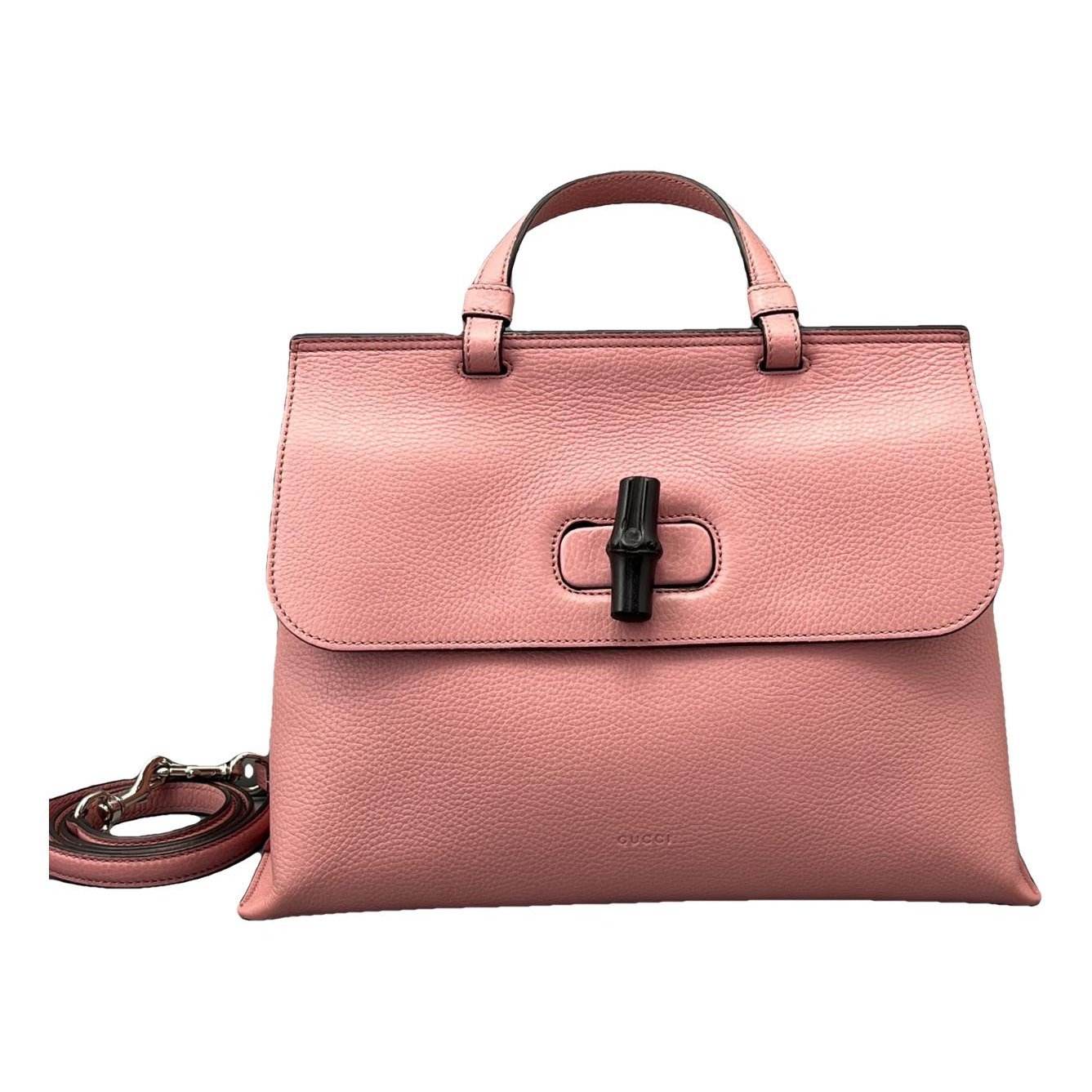Bamboo Daily Top Handle leather handbag