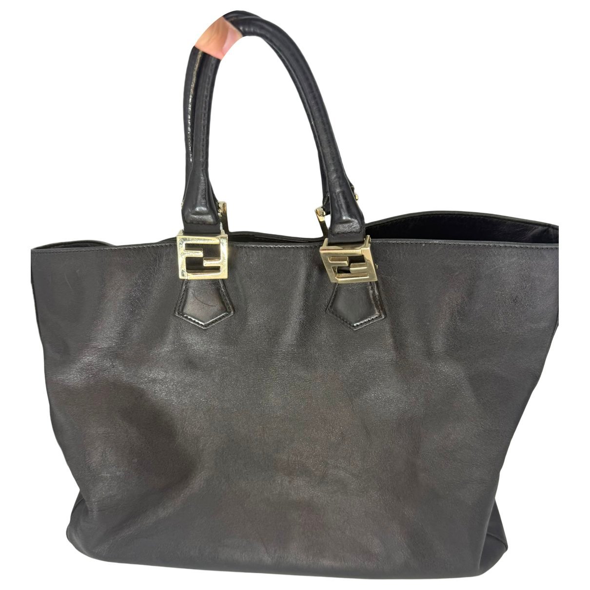 Leather handbag