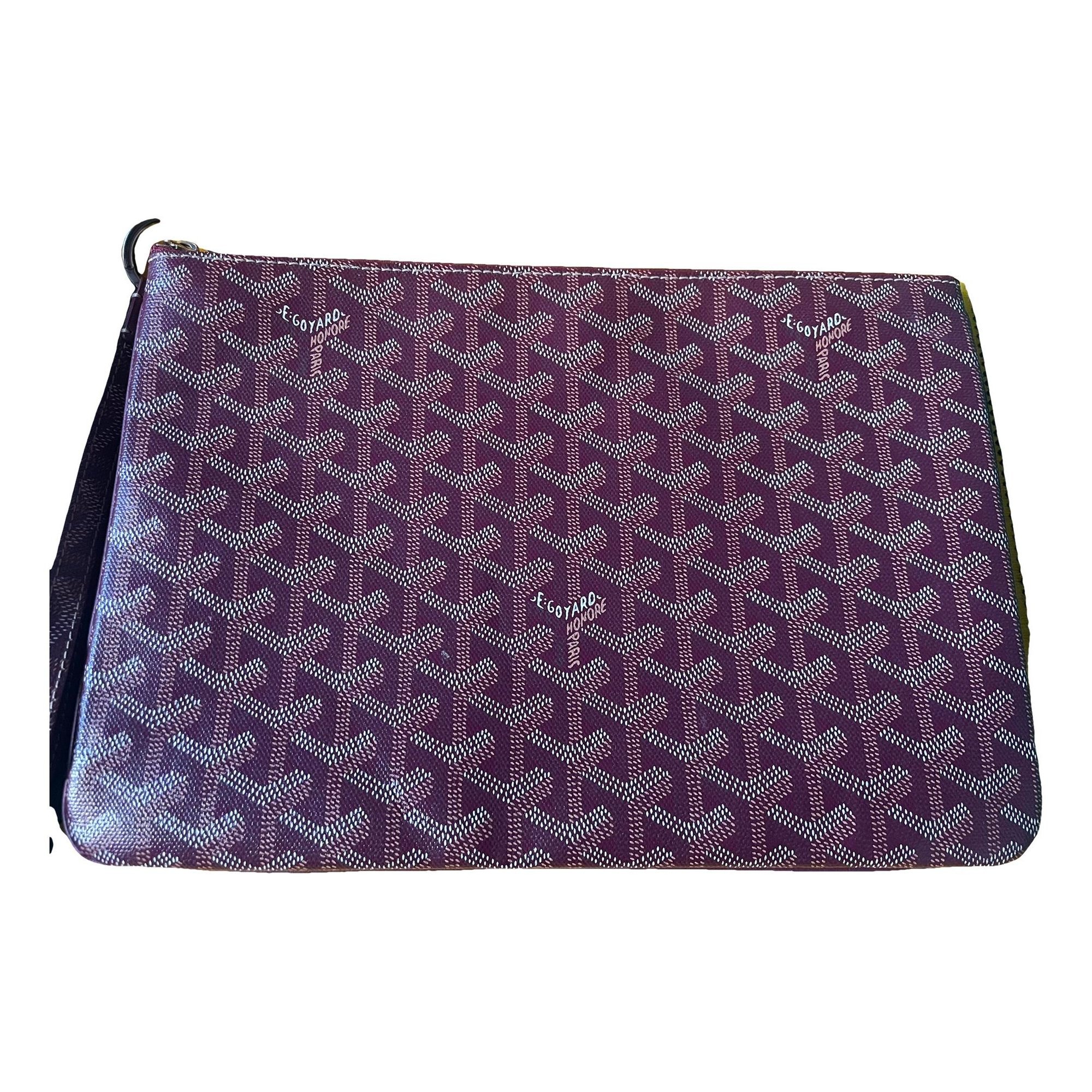 Sénat leather clutch bag
