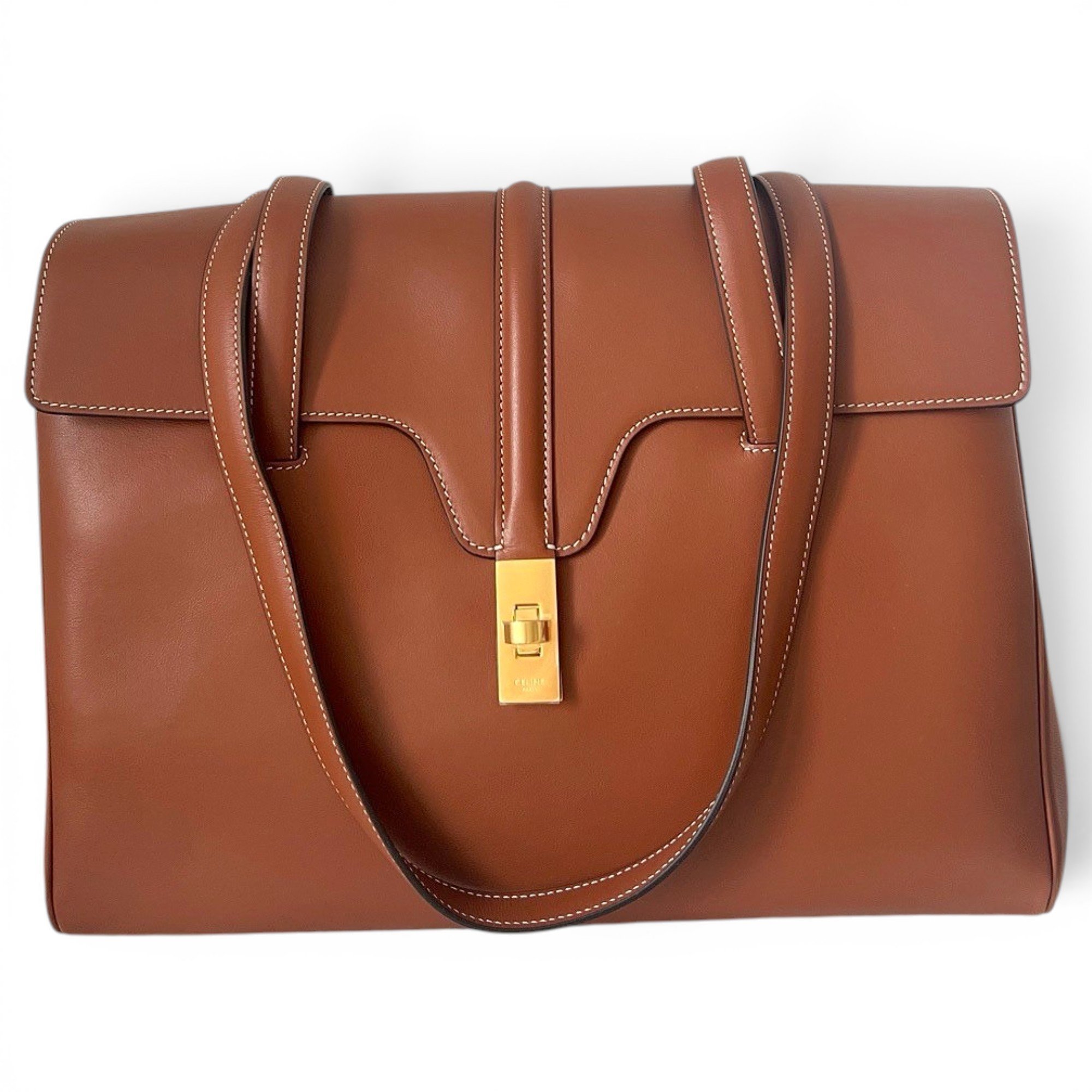 Sac 16 leather handbag