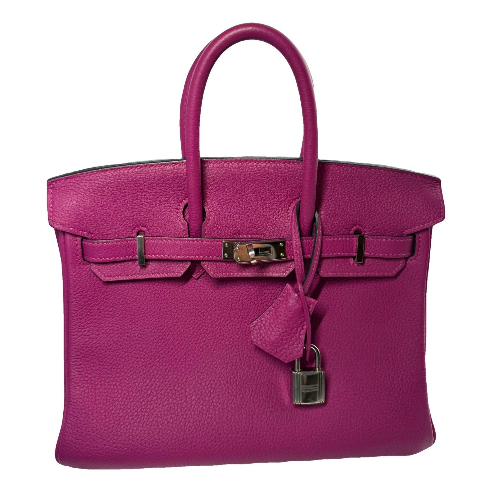Hermes Birkin 25 Handbag Rose Pourpre Togo Leather 2017