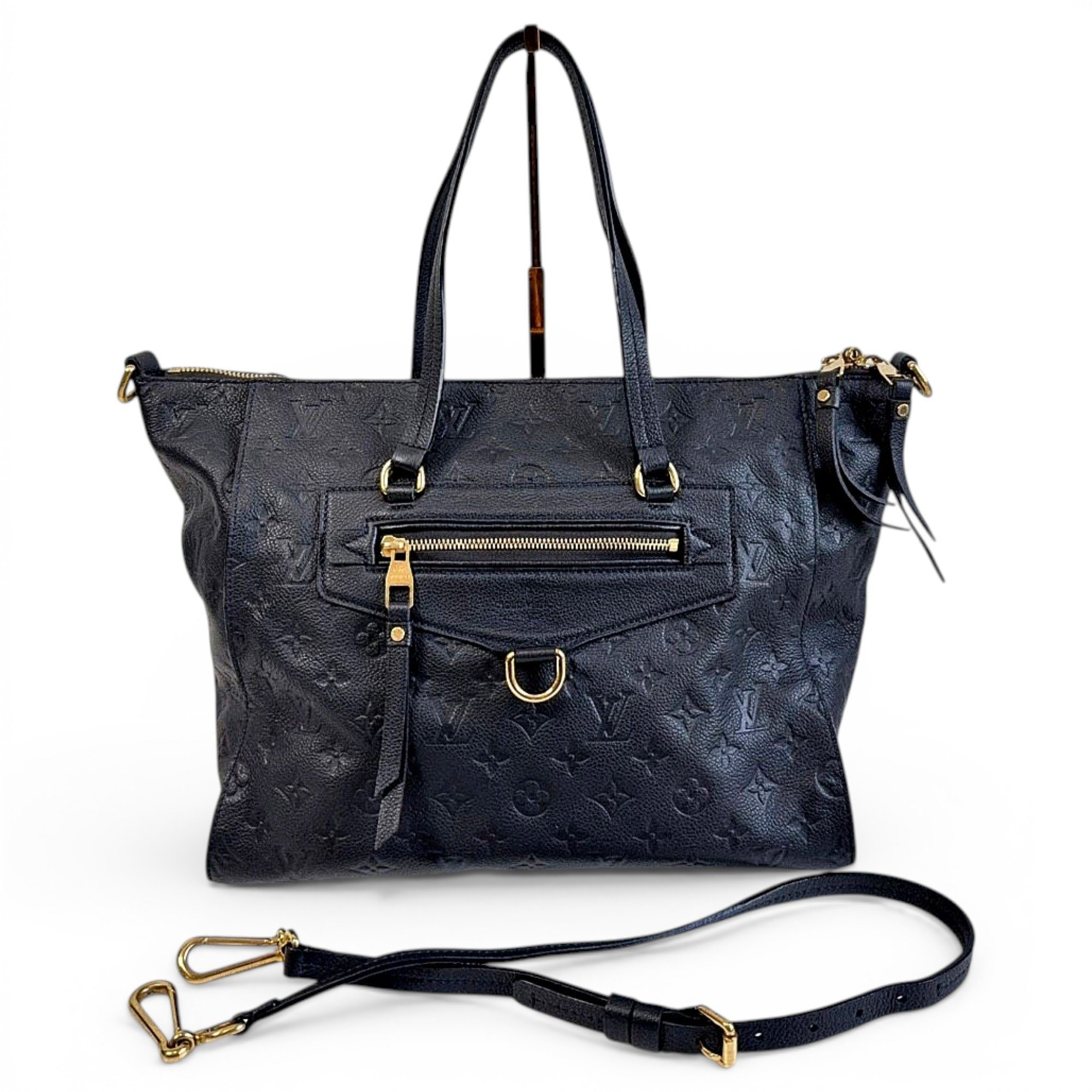 Lumineuse leather handbag
