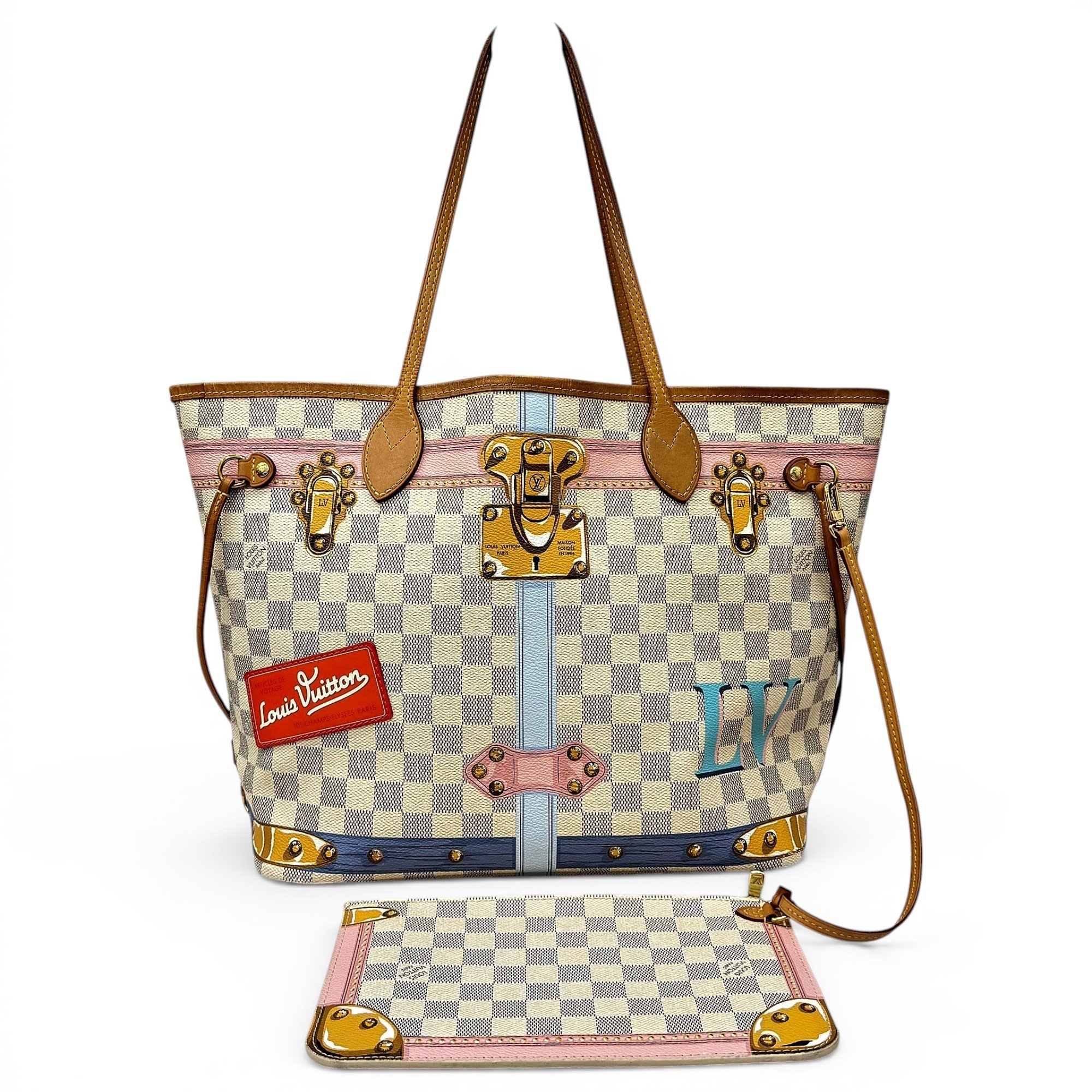 Neverfull leather handbag