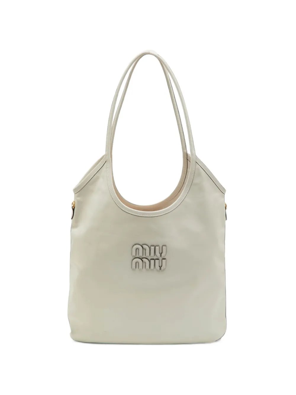 Miu Miu Ivy leather tote bag