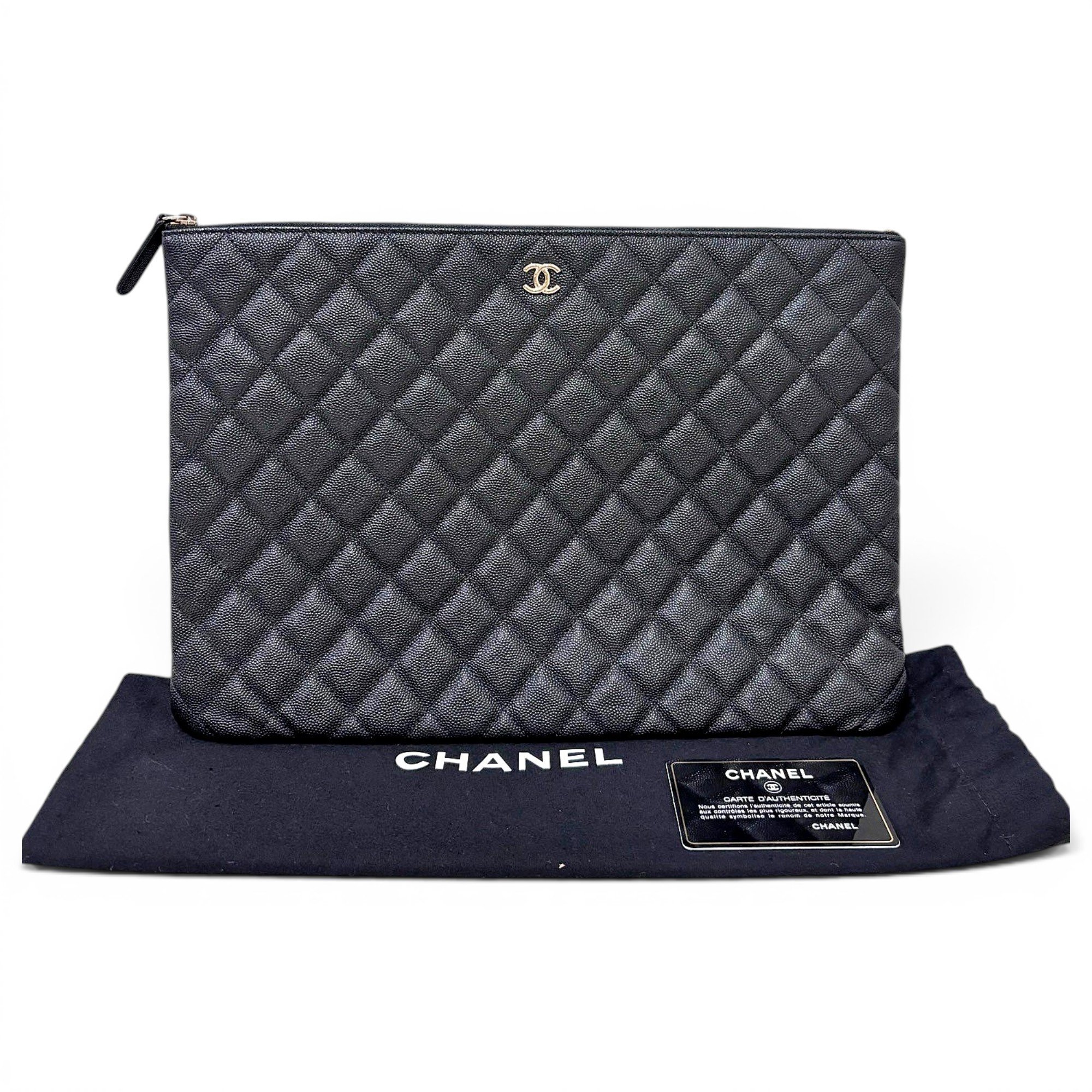 Timeless/Classique leather clutch bag