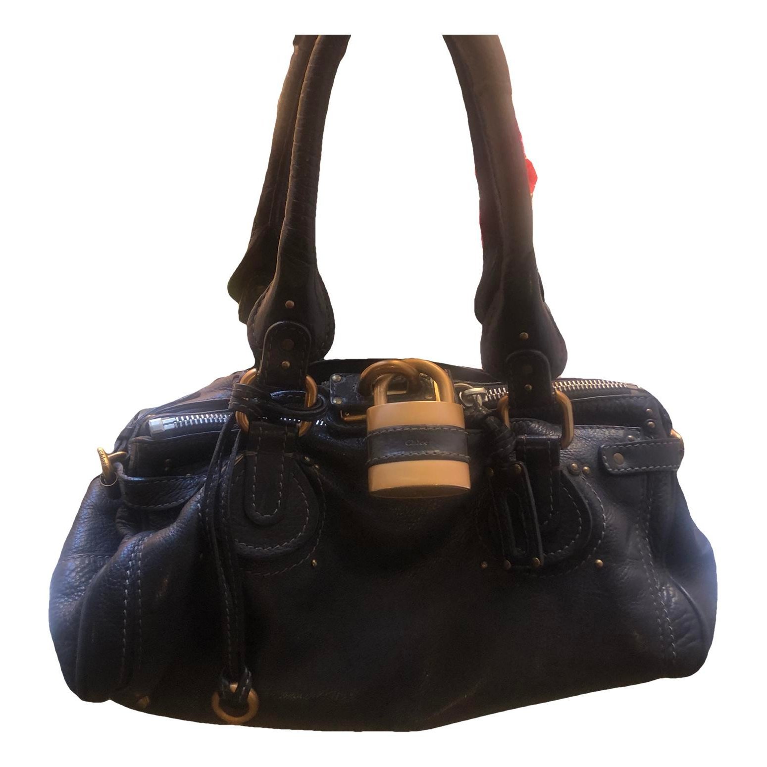 Paddington, Zip leather handbag