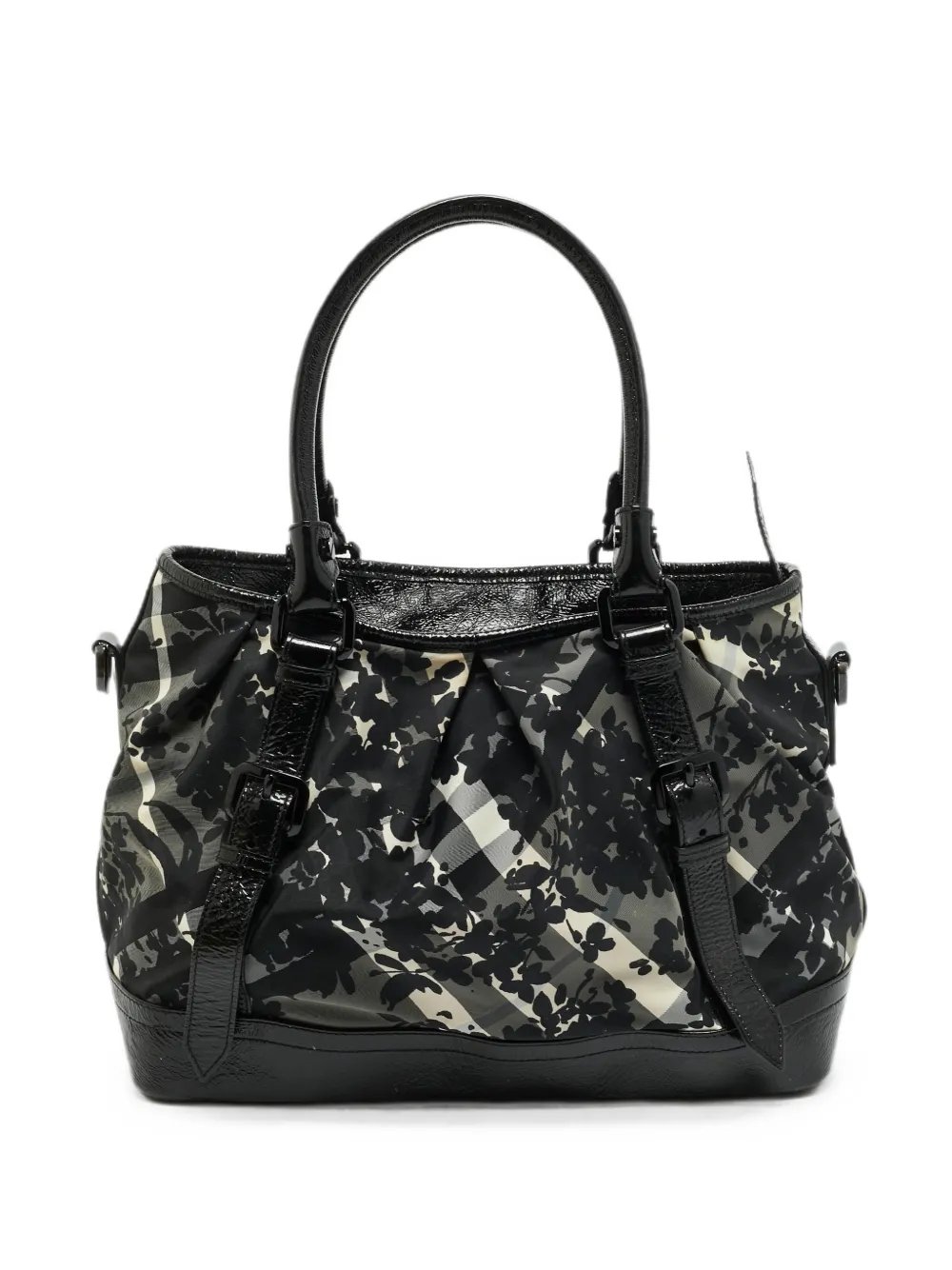 Floral Beat Check tote bag
