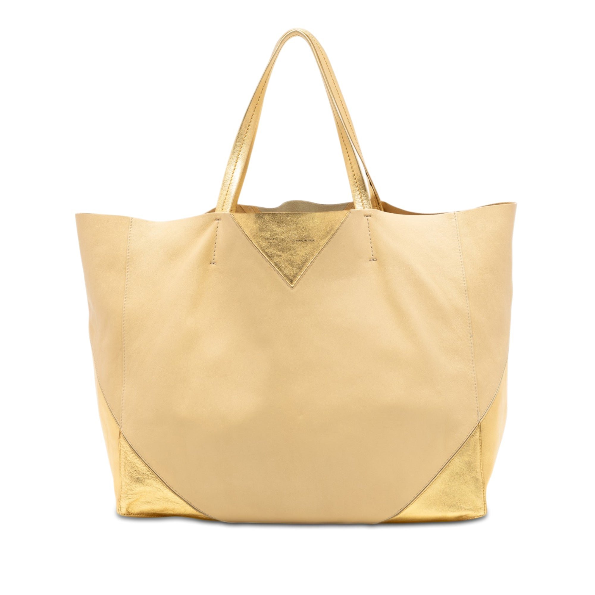 Leather tote