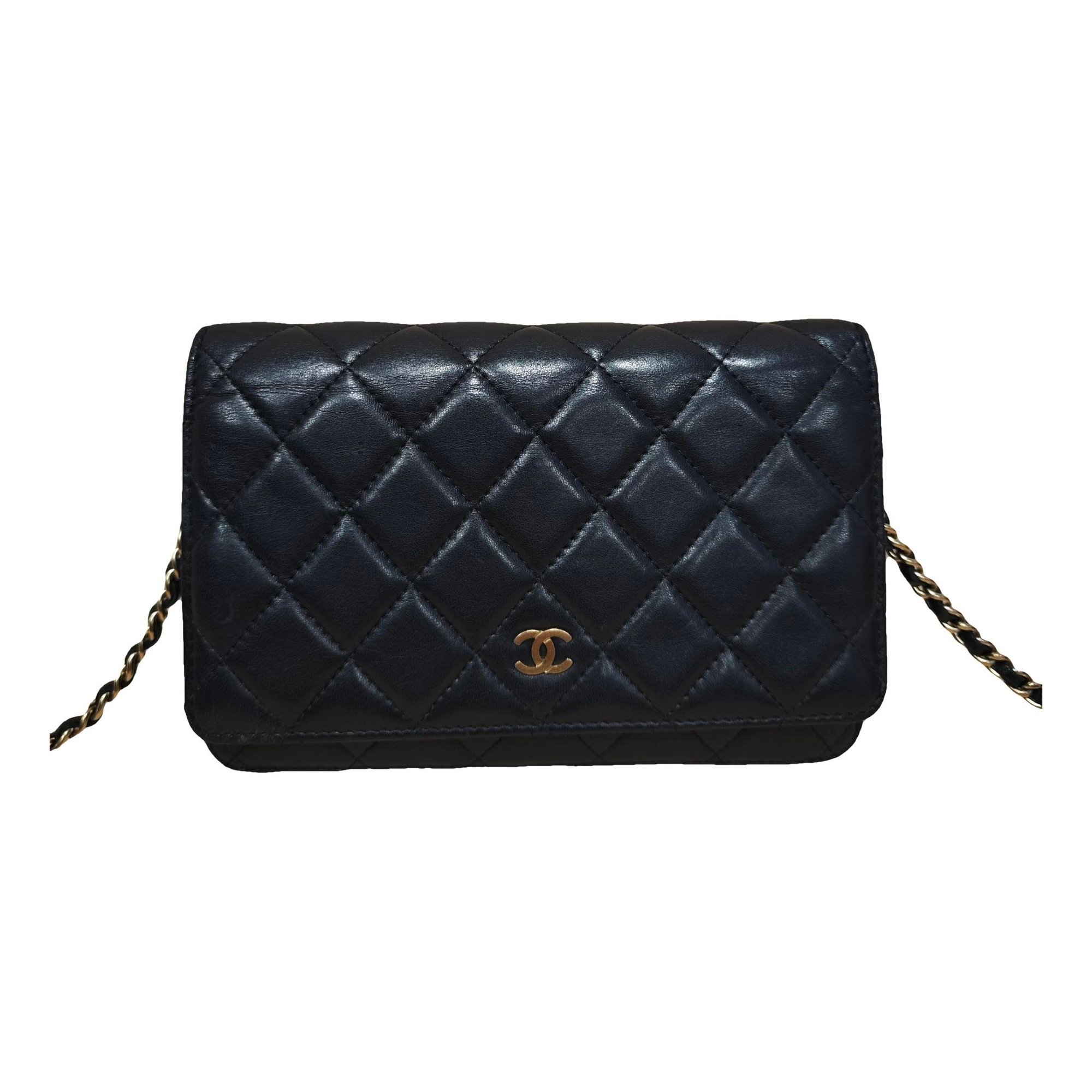Wallet On Chain Timeless/Classique leather handbag